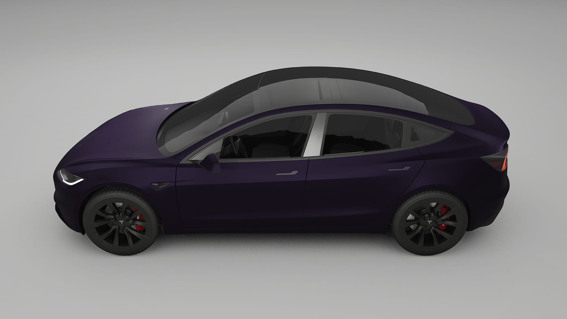Tesla Model3 Highland TPU Lackschutzfolie | VIOLET Farbwechsel PPF – Komplett-Vorgeschnittener Kit
