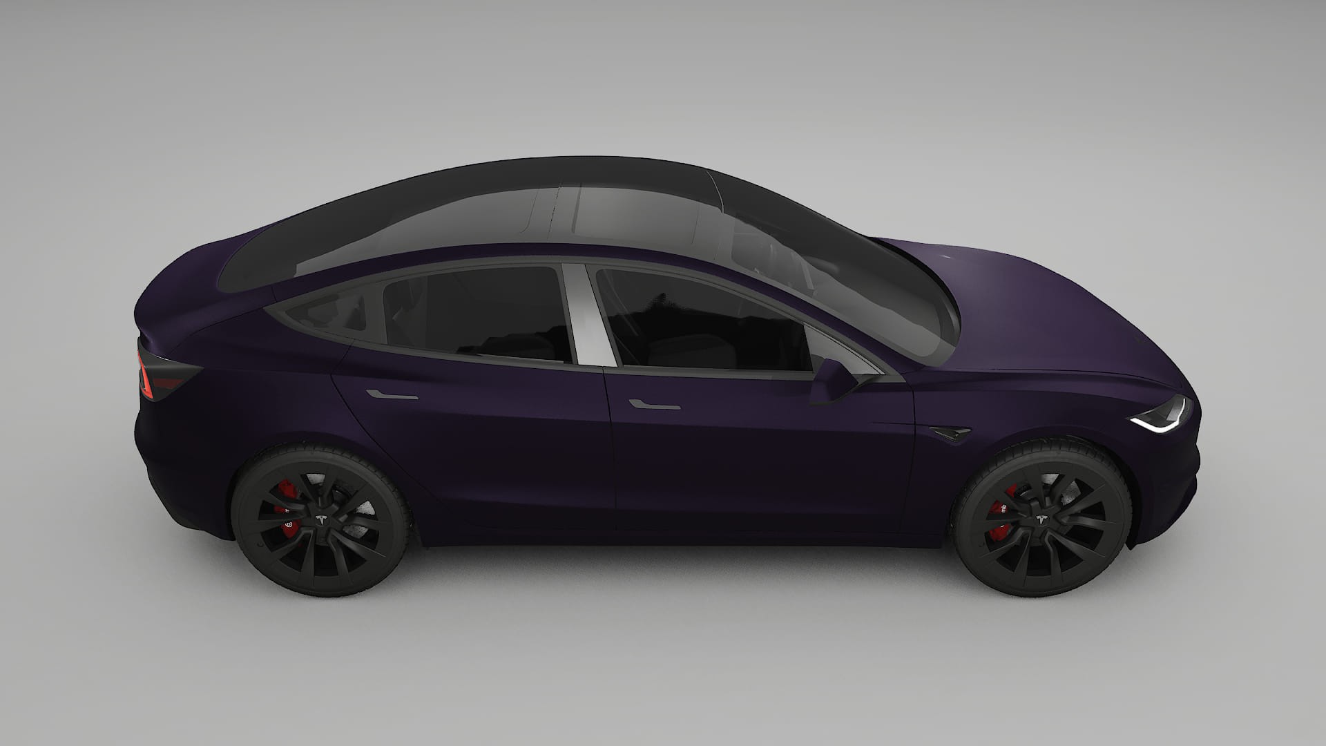Tesla Model3 Highland TPU Lackschutzfolie | VIOLET Farbwechsel PPF – Komplett-Vorgeschnittener Kit