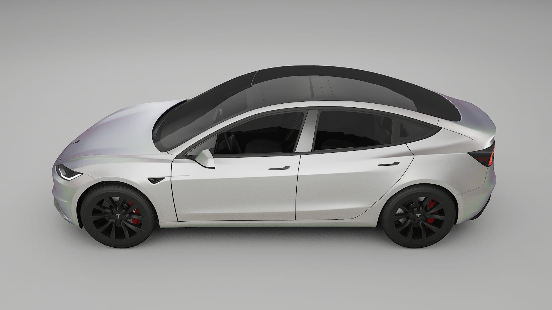 Tesla Model3 Highland TPU Lackschutzfolie | NEBULA Farbwechsel PPF – Komplett-Vorgeschnittener Kit