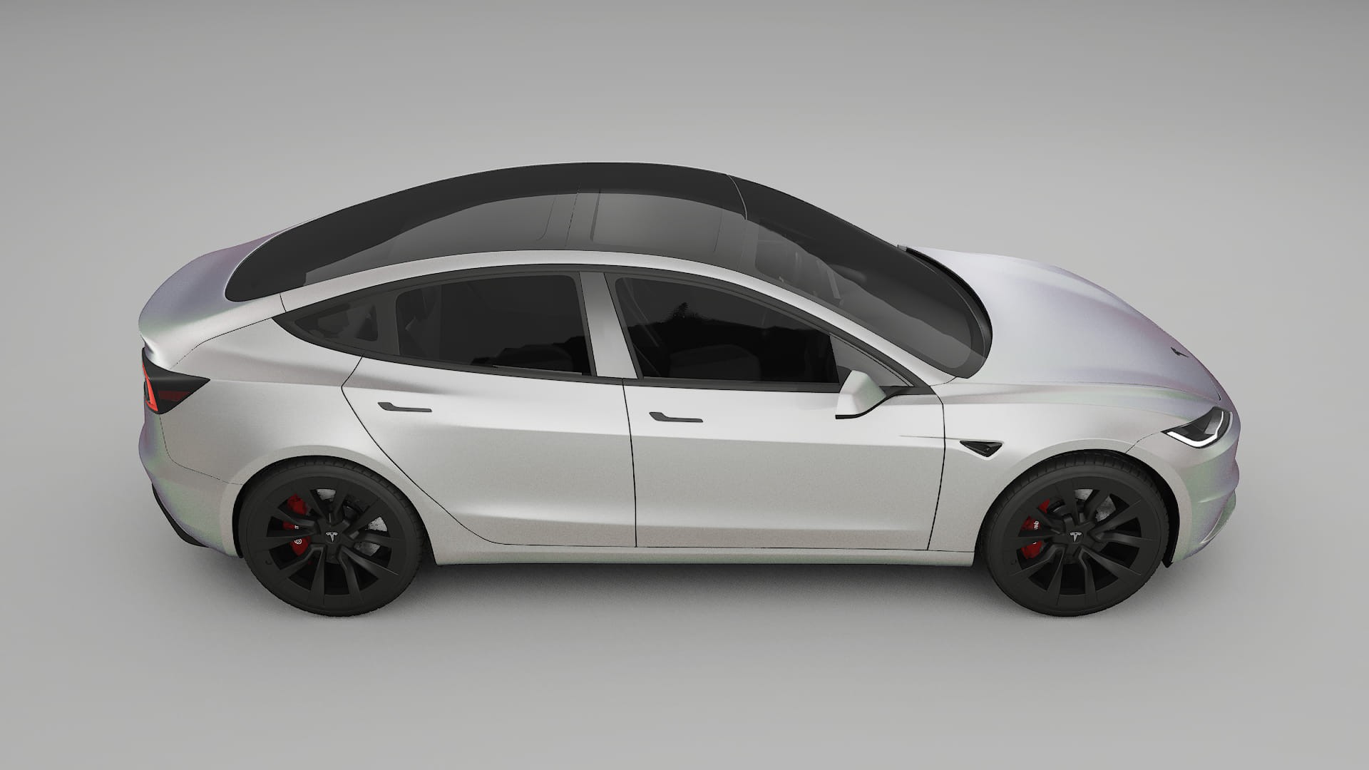 Tesla Model3 Highland TPU Lackschutzfolie | NEBULA Farbwechsel PPF – Komplett-Vorgeschnittener Kit