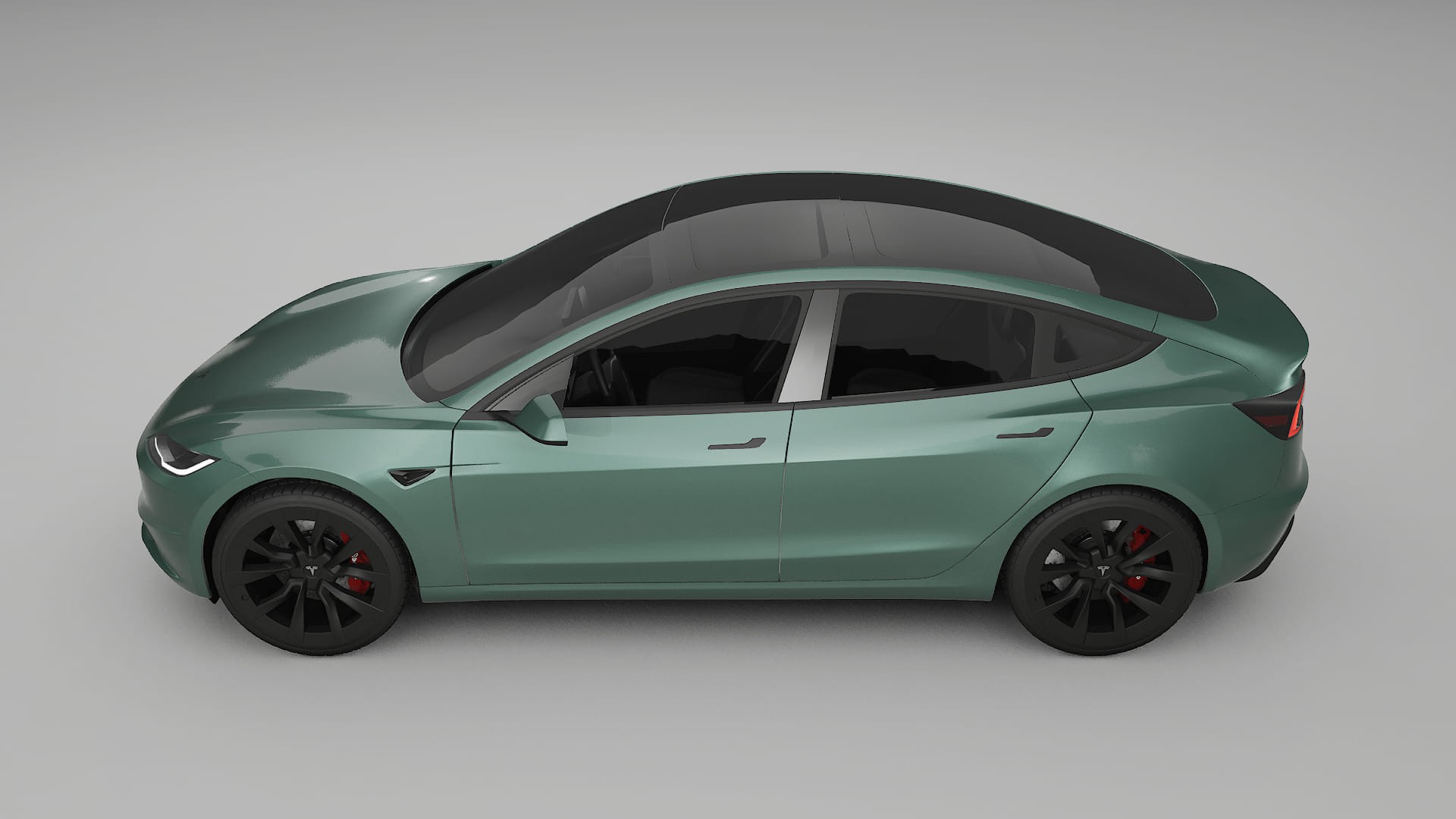 Tesla Model3 Highland TPU Lackschutzfolie | EVERGREEN Farbwechsel PPF – Komplett-Vorgeschnittener Kit