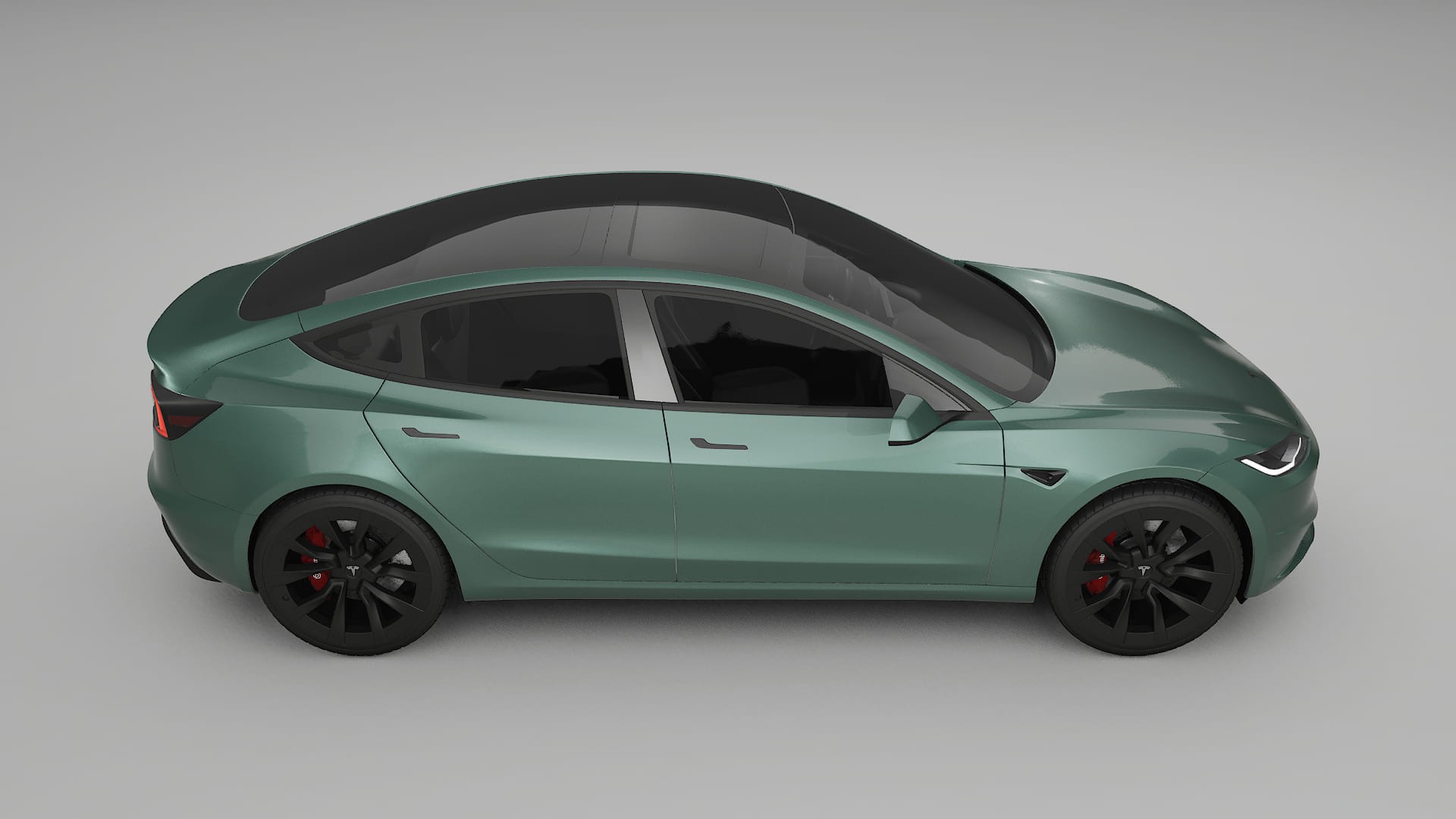 Tesla Model3 Highland TPU Lackschutzfolie | EVERGREEN Farbwechsel PPF – Komplett-Vorgeschnittener Kit