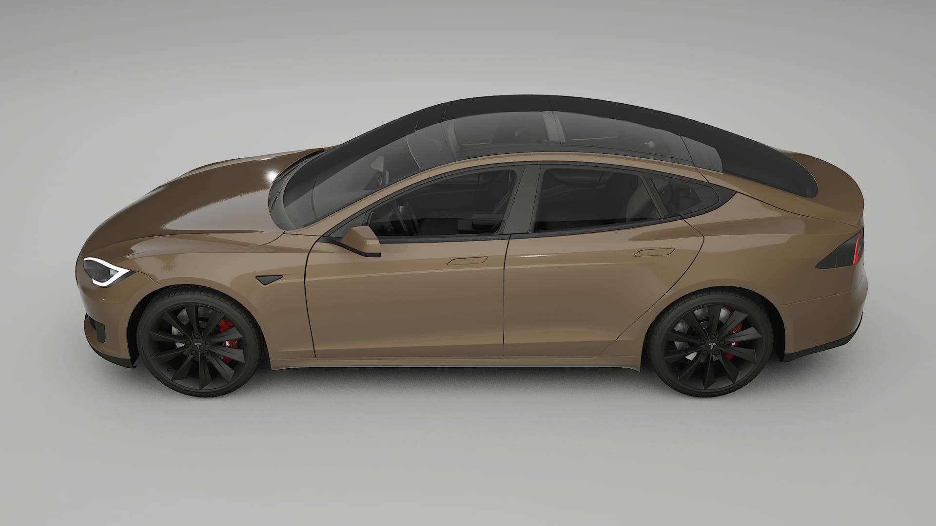 Tesla Model S TPU Lackschutzfolie | SAHARA Farbwechsel PPF – Komplett-Vorgeschnittener Kit