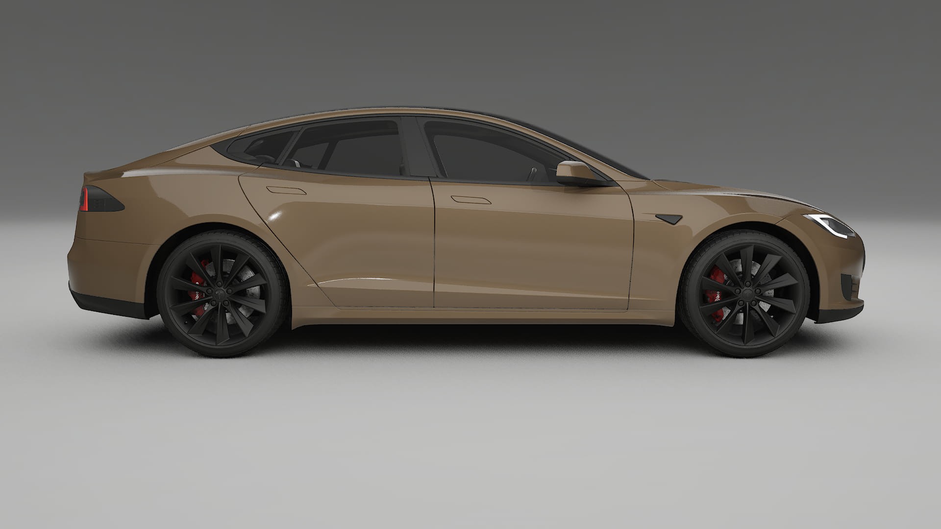 Tesla Model S TPU Lackschutzfolie | SAHARA Farbwechsel PPF – Komplett-Vorgeschnittener Kit