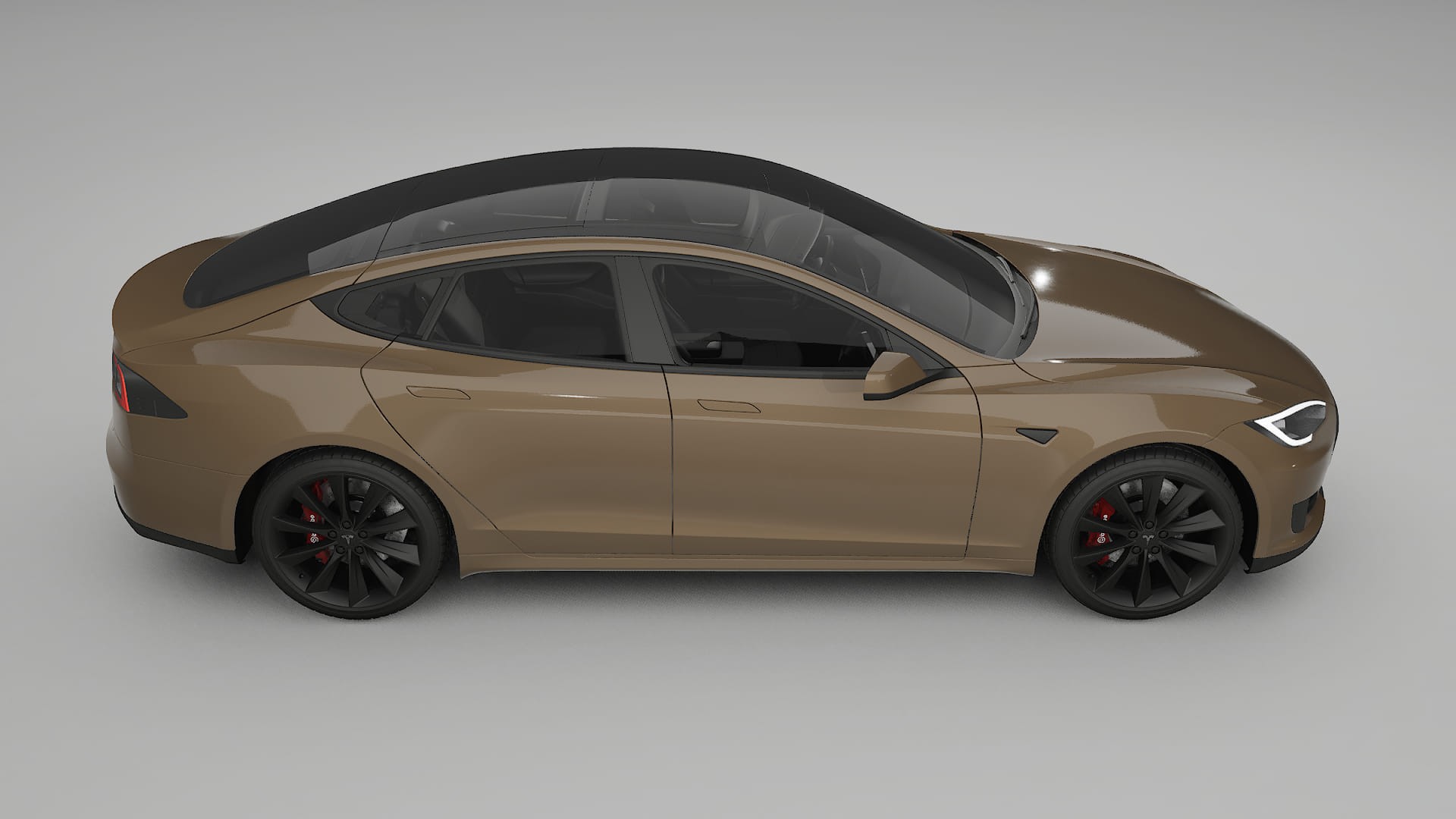 Tesla Model S TPU Lackschutzfolie | SAHARA Farbwechsel PPF – Komplett-Vorgeschnittener Kit