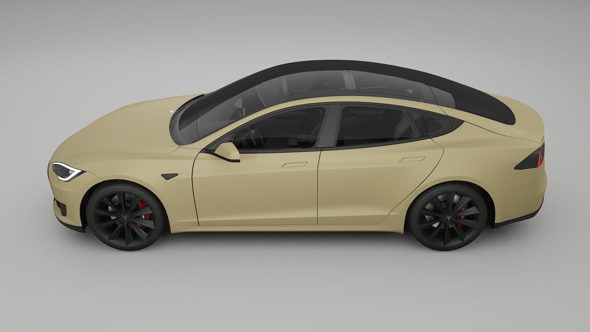 Tesla Model S TPU Lackschutzfolie | SAND Farbwechsel PPF – Komplett-Vorgeschnittener Kit