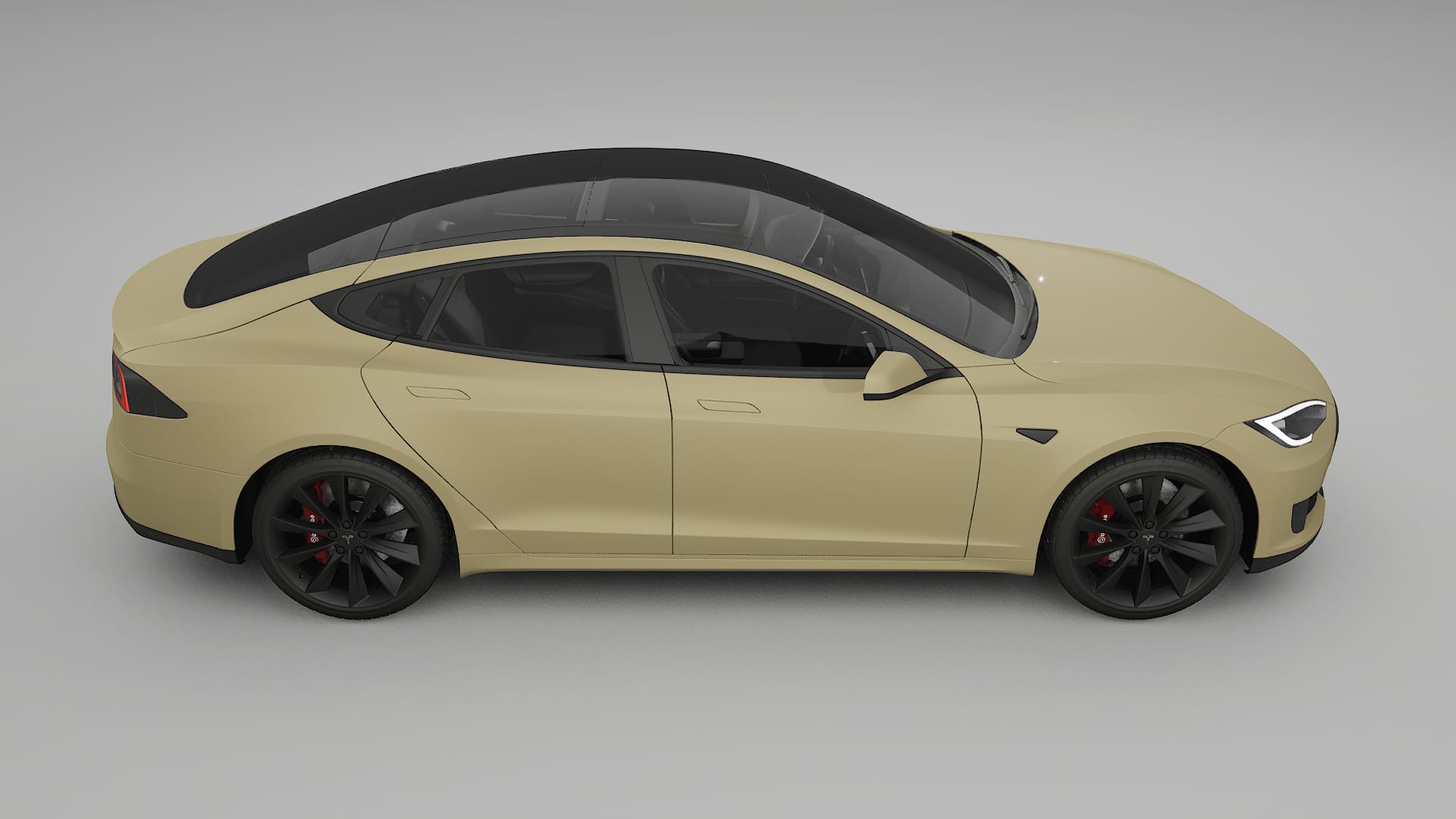 Tesla Model S TPU Lackschutzfolie | SAND Farbwechsel PPF – Komplett-Vorgeschnittener Kit