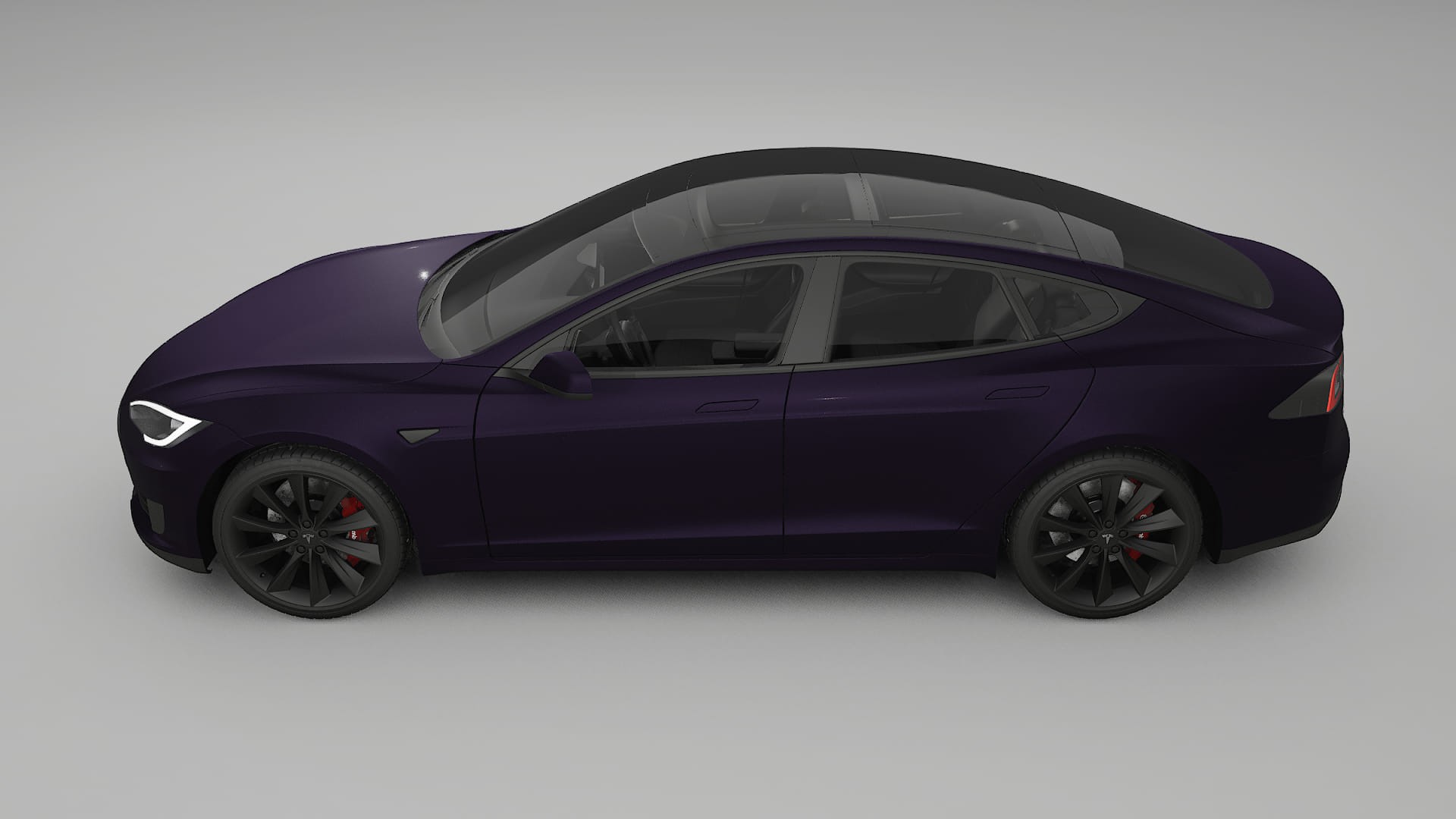 Tesla Model S TPU Lackschutzfolie | VIOLET Farbwechsel PPF – Komplett-Vorgeschnittener Kit
