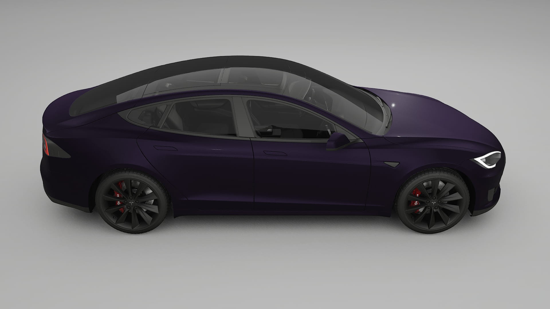 Tesla Model S TPU Lackschutzfolie | VIOLET Farbwechsel PPF – Komplett-Vorgeschnittener Kit