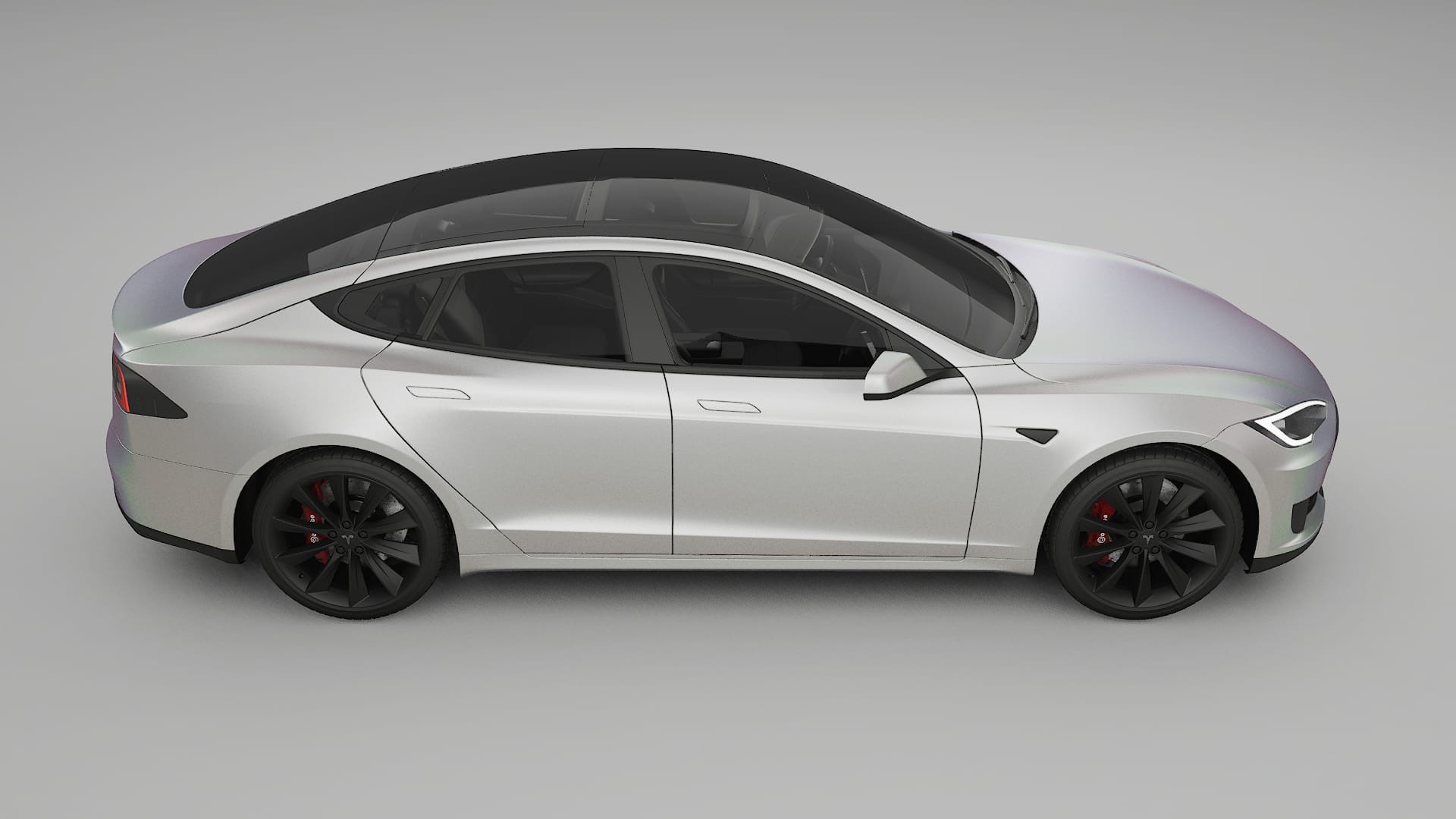 Tesla Model S TPU Lackschutzfolie | NEBULA Farbwechsel PPF – Komplett-Vorgeschnittener Kit