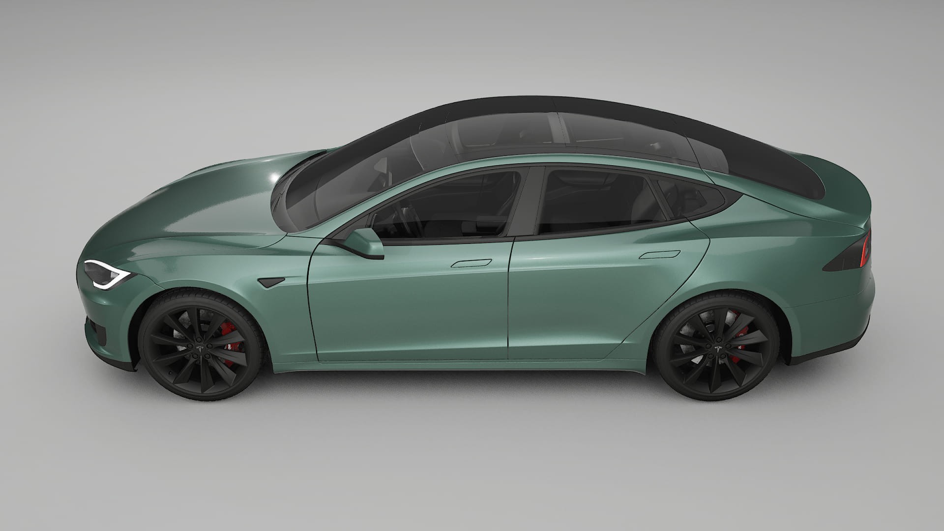 Tesla Model S TPU Lackschutzfolie | EVERGREEN Farbwechsel PPF – Komplett-Vorgeschnittener Kit