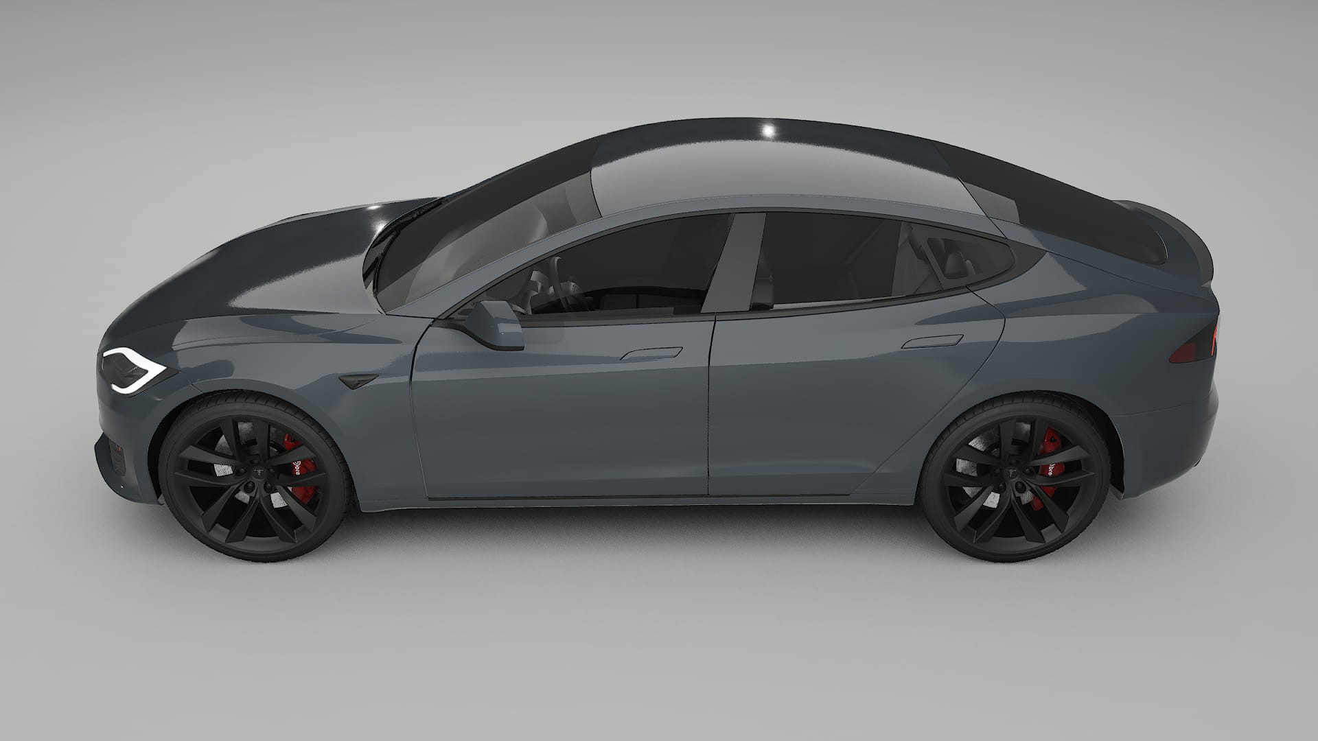 Tesla Model S Refresh TPU Lackschutzfolie | GRANITE Farbwechsel PPF – Komplett-Vorgeschnittener Kit