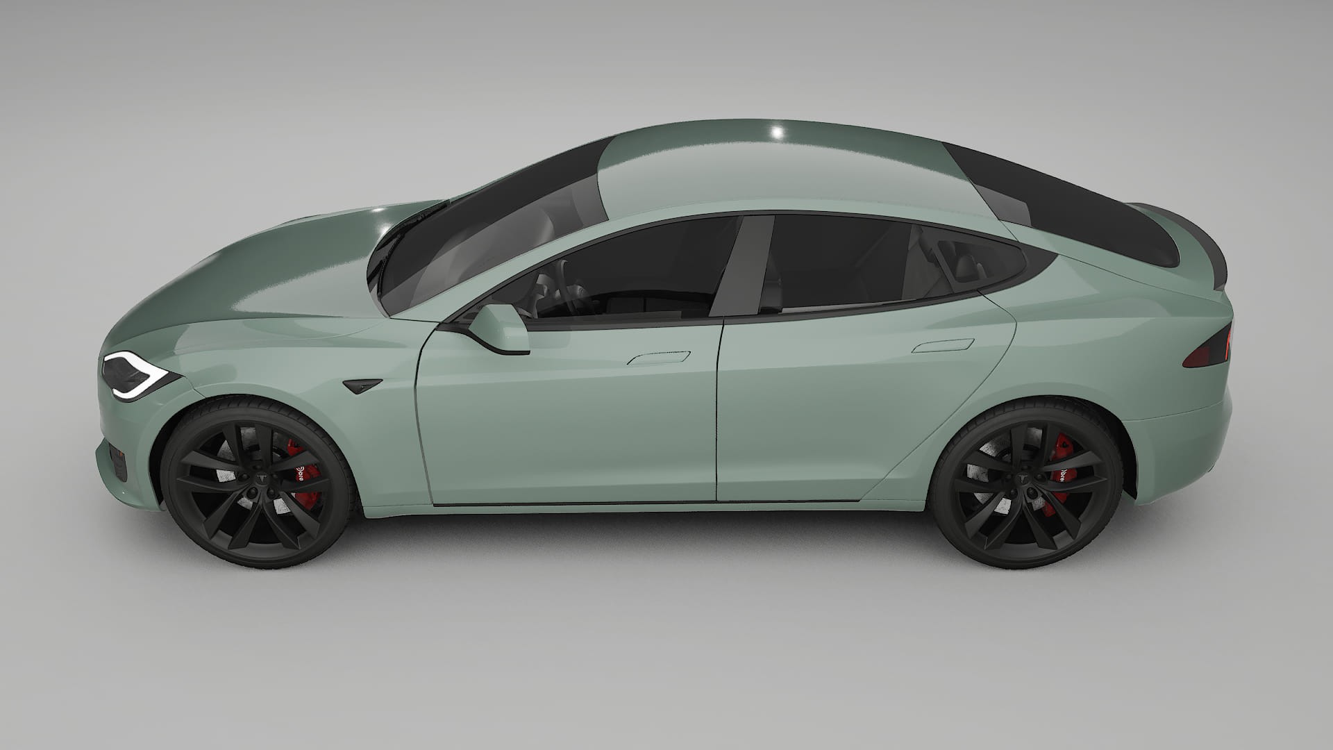Tesla Model S Refresh TPU Lackschutzfolie | CINDER Farbwechsel PPF – Komplett-Vorgeschnittener Kit