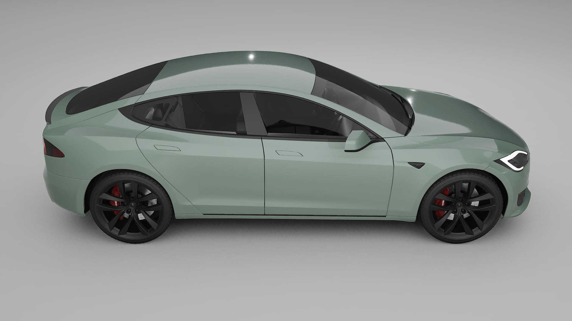 Tesla Model S Refresh TPU Lackschutzfolie | CINDER Farbwechsel PPF – Komplett-Vorgeschnittener Kit