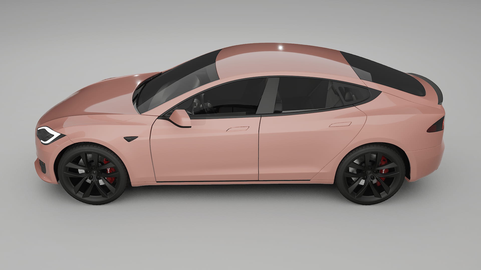 Tesla Model S Refresh TPU Lackschutzfolie | BLUSH Farbwechsel PPF – Komplett-Vorgeschnittener Kit