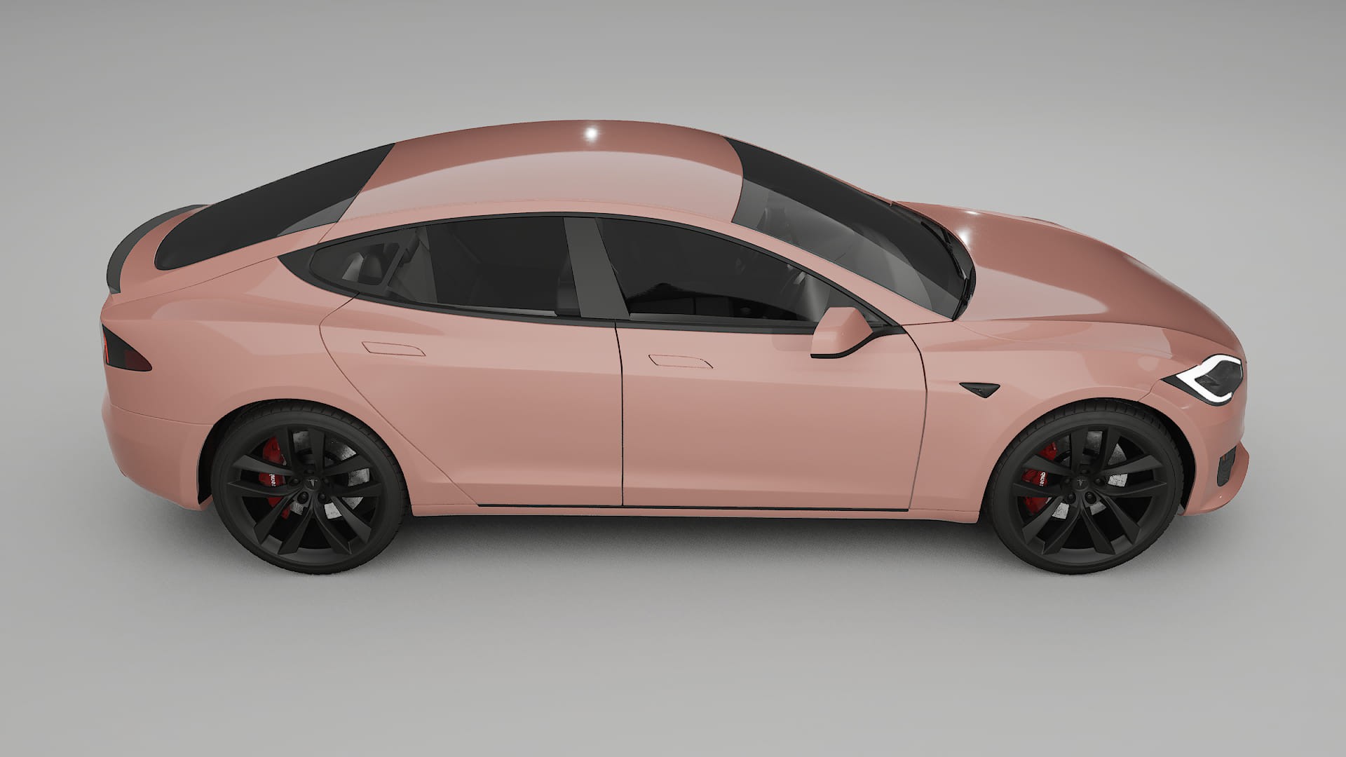 Tesla Model S Refresh TPU Lackschutzfolie | BLUSH Farbwechsel PPF – Komplett-Vorgeschnittener Kit