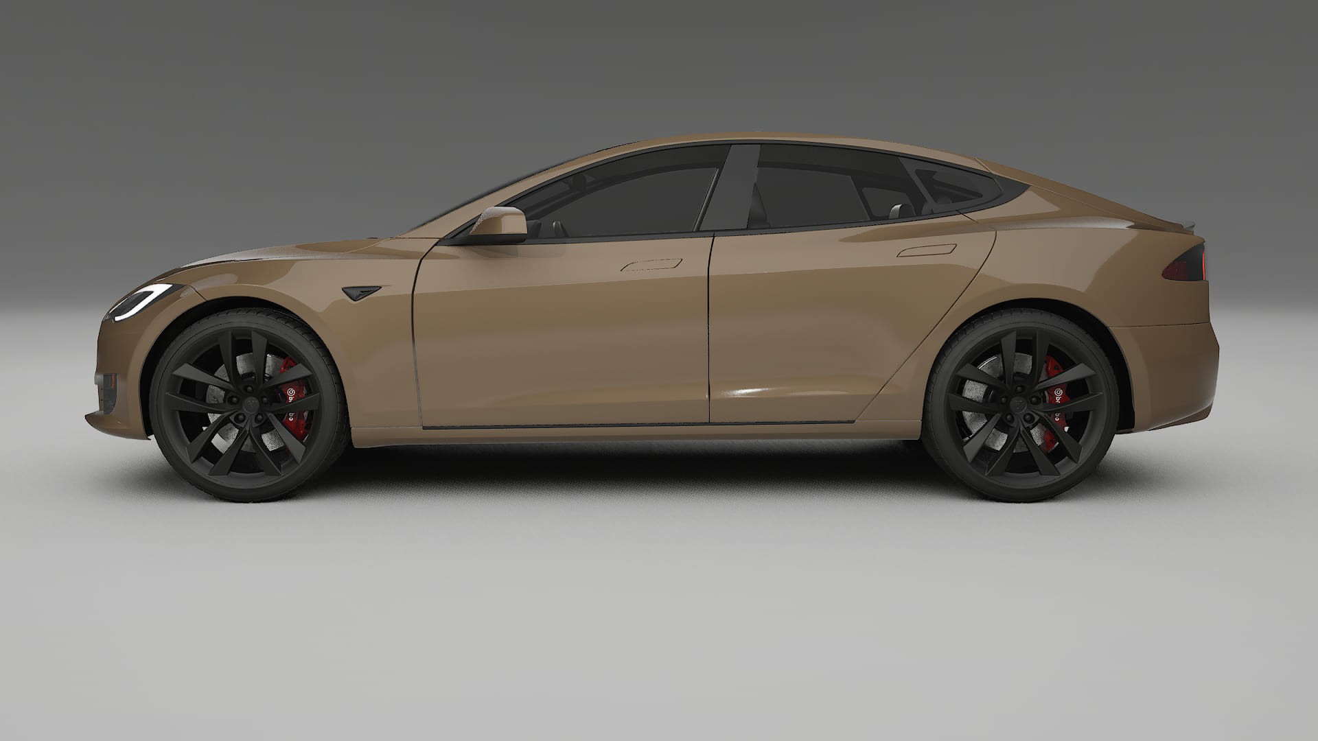 Tesla Model S Refresh TPU Lackschutzfolie | SAHARA Farbwechsel PPF – Komplett-Vorgeschnittener Kit