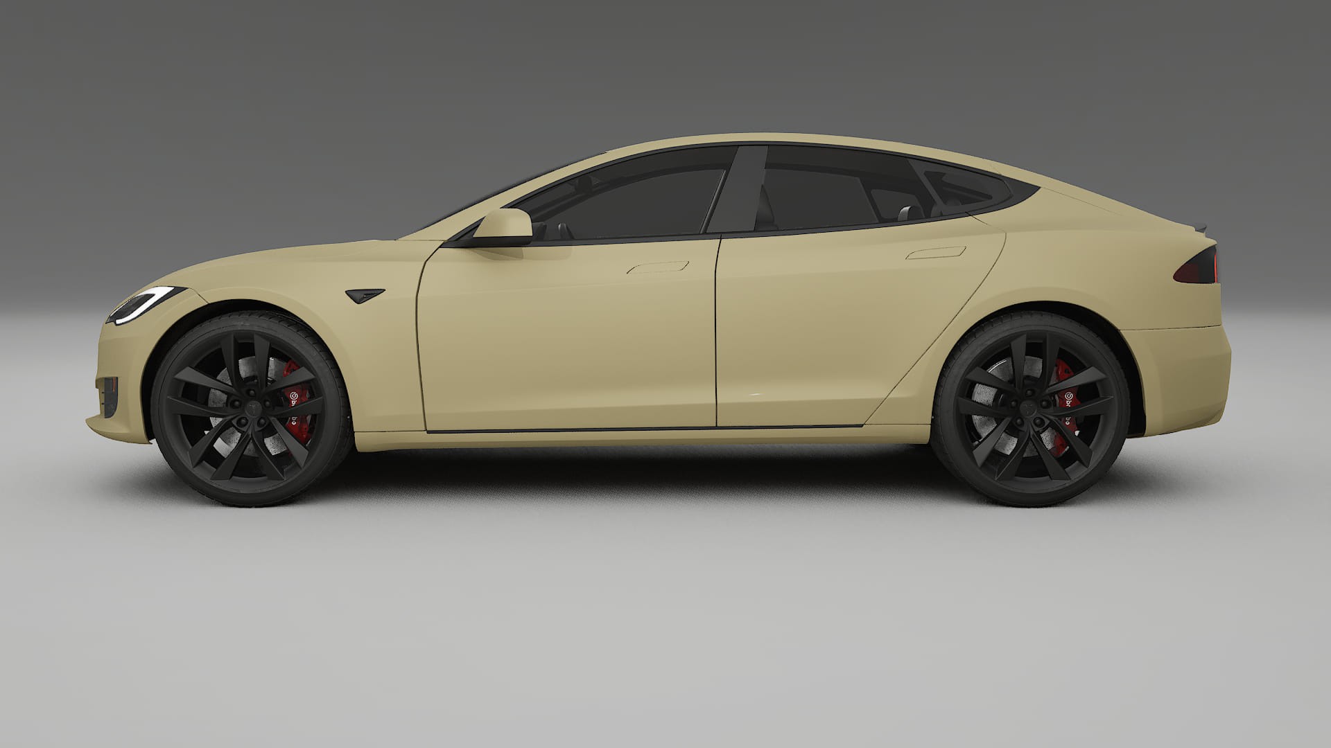 Tesla Model S Refresh TPU Lackschutzfolie | SAND Farbwechsel PPF – Komplett-Vorgeschnittener Kit