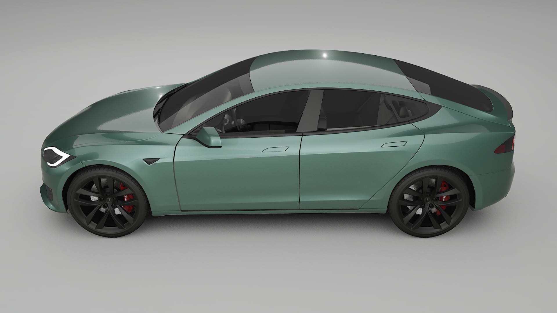 Tesla Model S Refresh TPU Lackschutzfolie | EVERGREEN Farbwechsel PPF – Komplett-Vorgeschnittener Kit