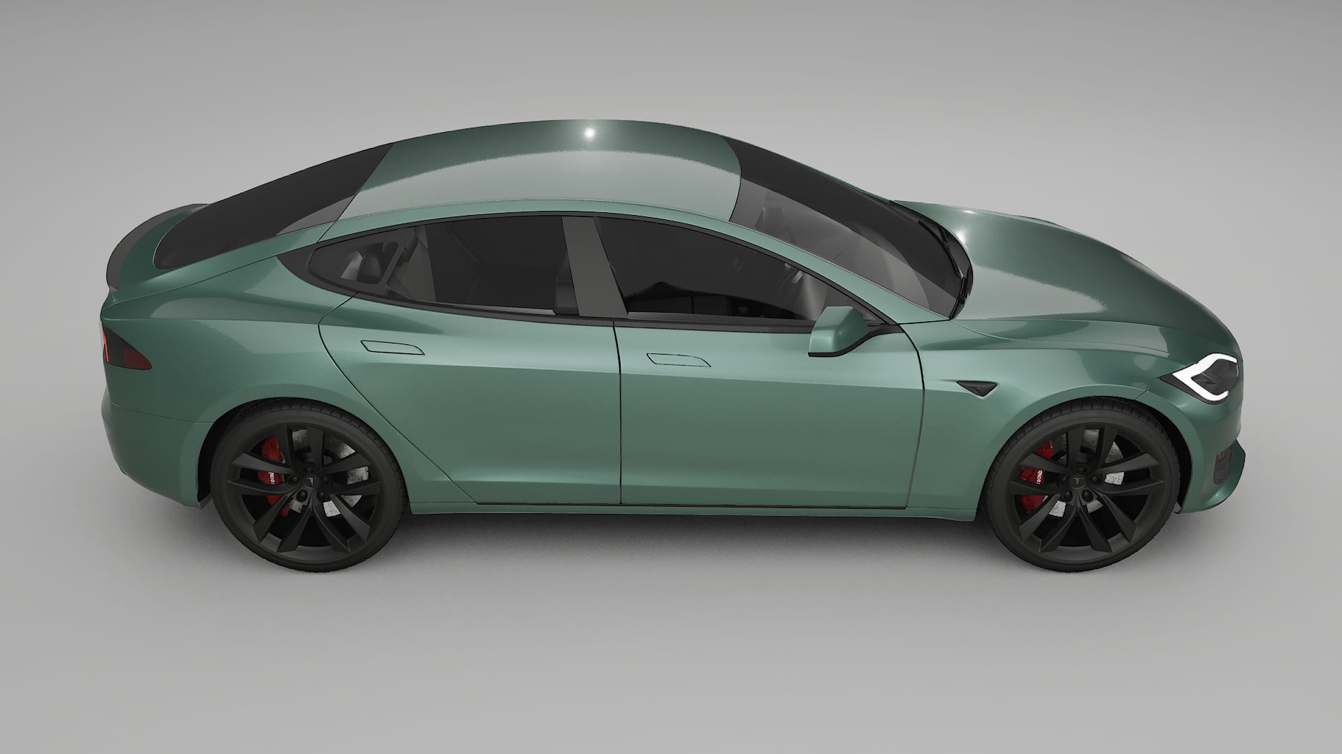 Tesla Model S Refresh TPU Lackschutzfolie | EVERGREEN Farbwechsel PPF – Komplett-Vorgeschnittener Kit