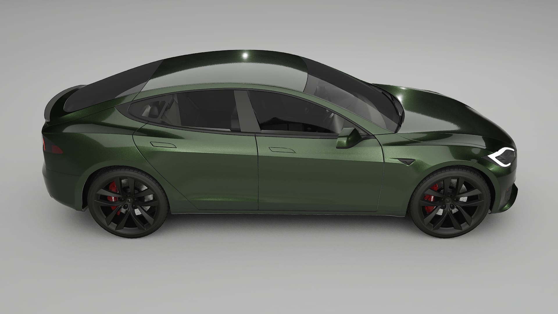 Tesla Model S Refresh TPU Lackschutzfolie | LAGOON Farbwechsel PPF – Komplett-Vorgeschnittener Kit