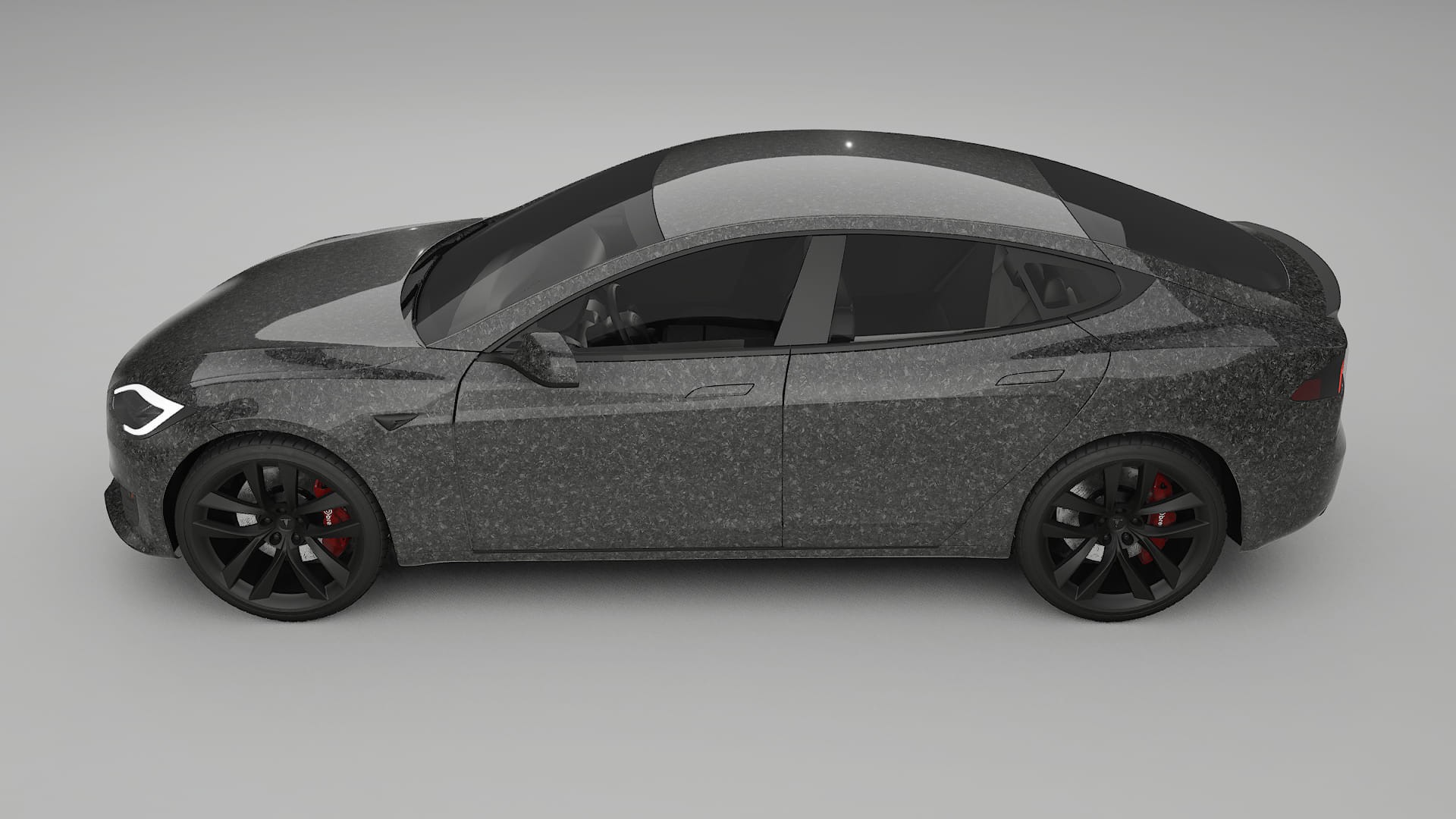 Tesla Model S Refresh TPU Lackschutzfolie | FORGED S Farbwechsel PPF – Komplett-Vorgeschnittener Kit