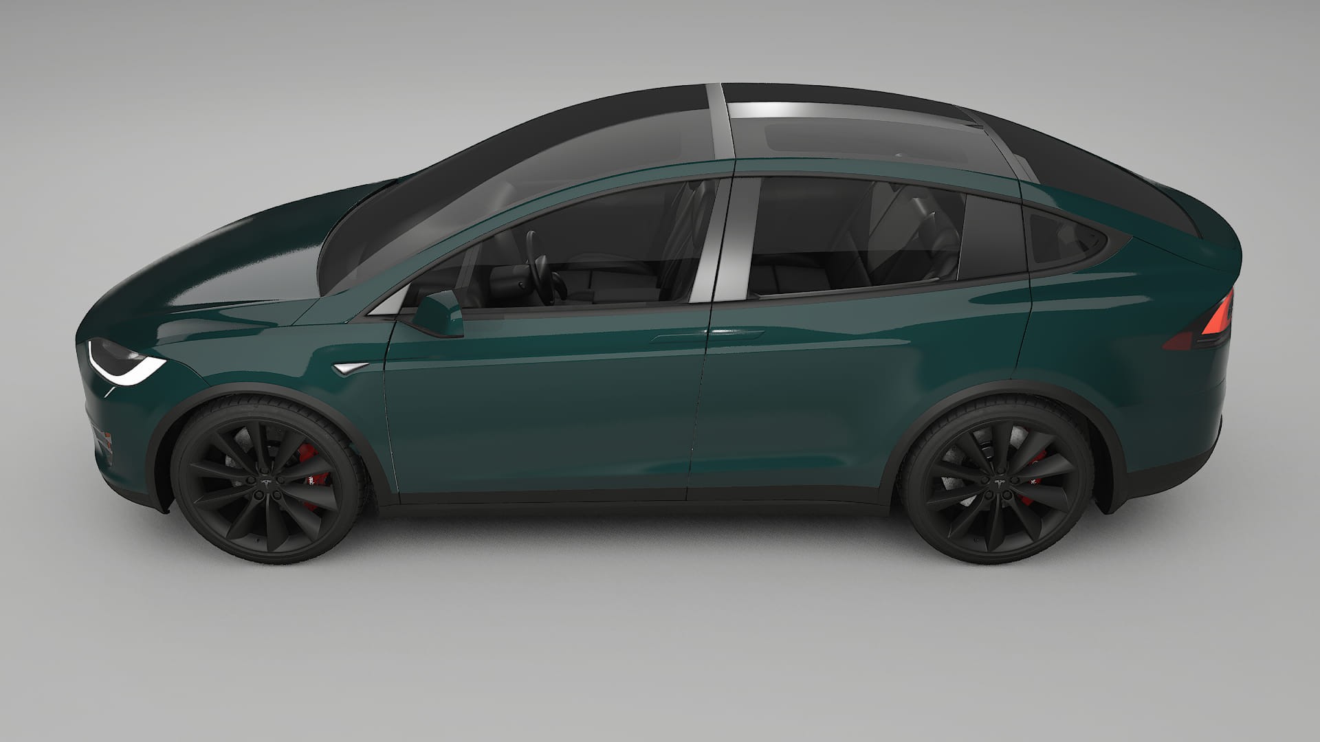 Tesla Model X TPU Lackschutzfolie | INFERNO Farbwechsel PPF – Komplett-Vorgeschnittener Kit