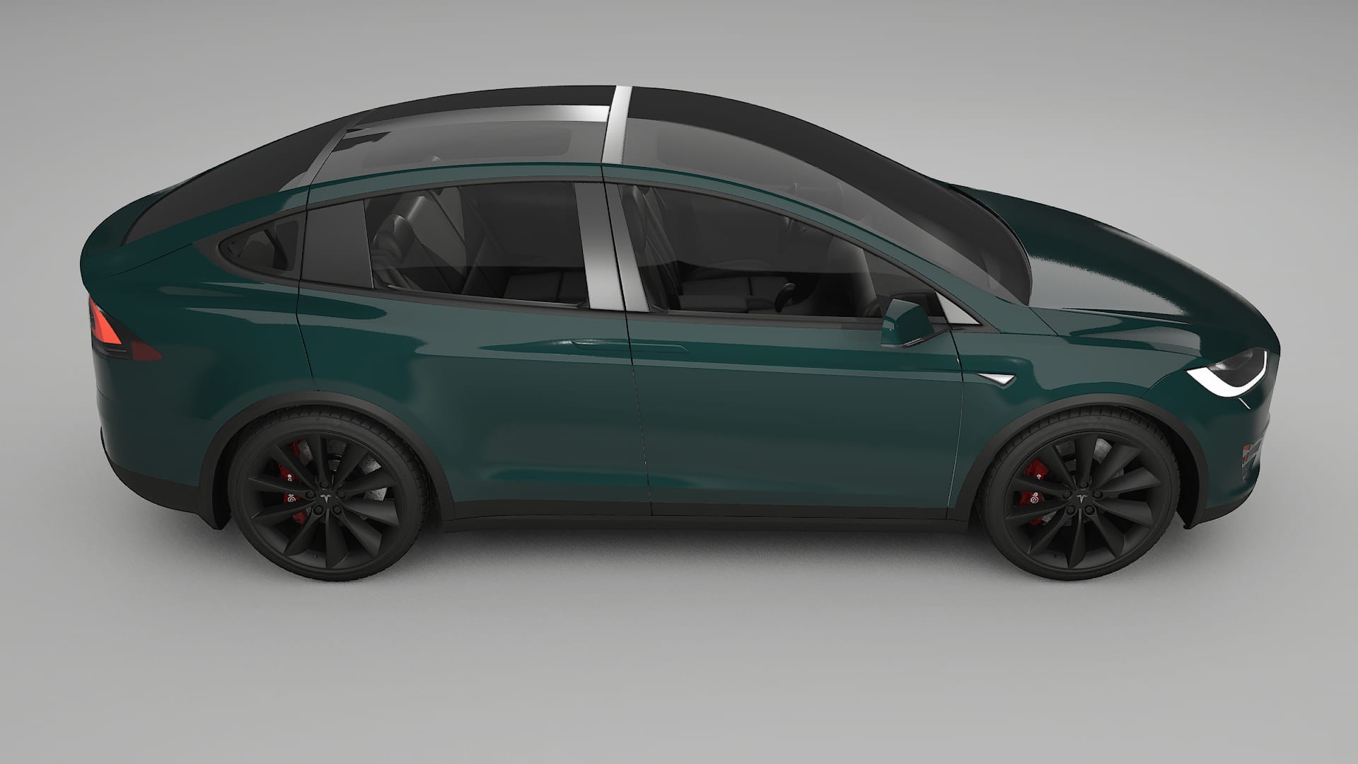 Tesla Model X TPU Lackschutzfolie | INFERNO Farbwechsel PPF – Komplett-Vorgeschnittener Kit
