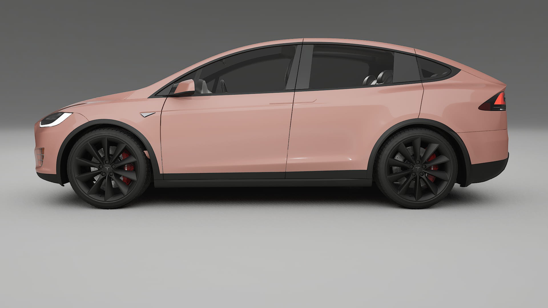 Tesla Model X TPU Lackschutzfolie | BLUSH Farbwechsel PPF – Komplett-Vorgeschnittener Kit