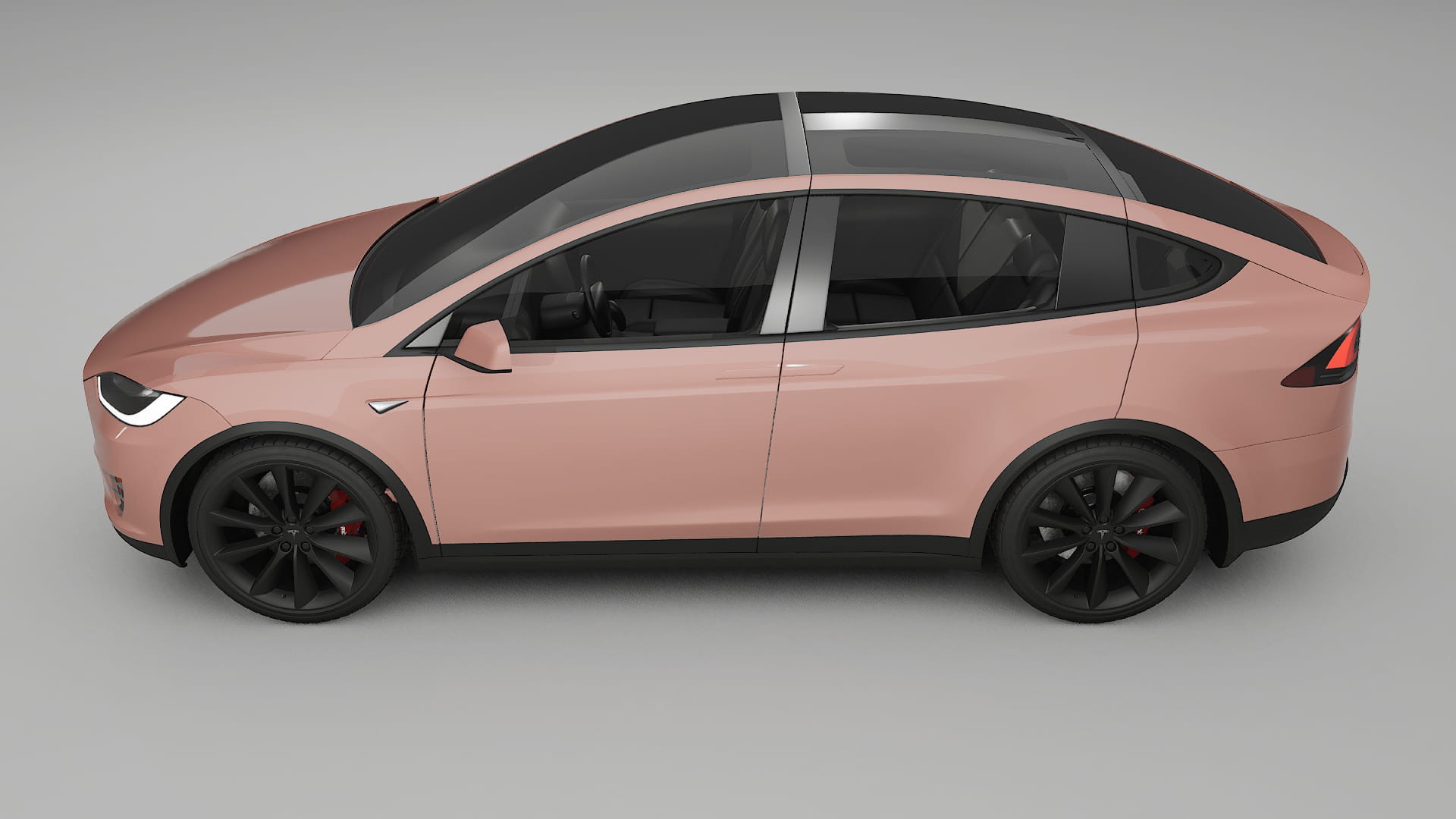 Tesla Model X TPU Lackschutzfolie | BLUSH Farbwechsel PPF – Komplett-Vorgeschnittener Kit