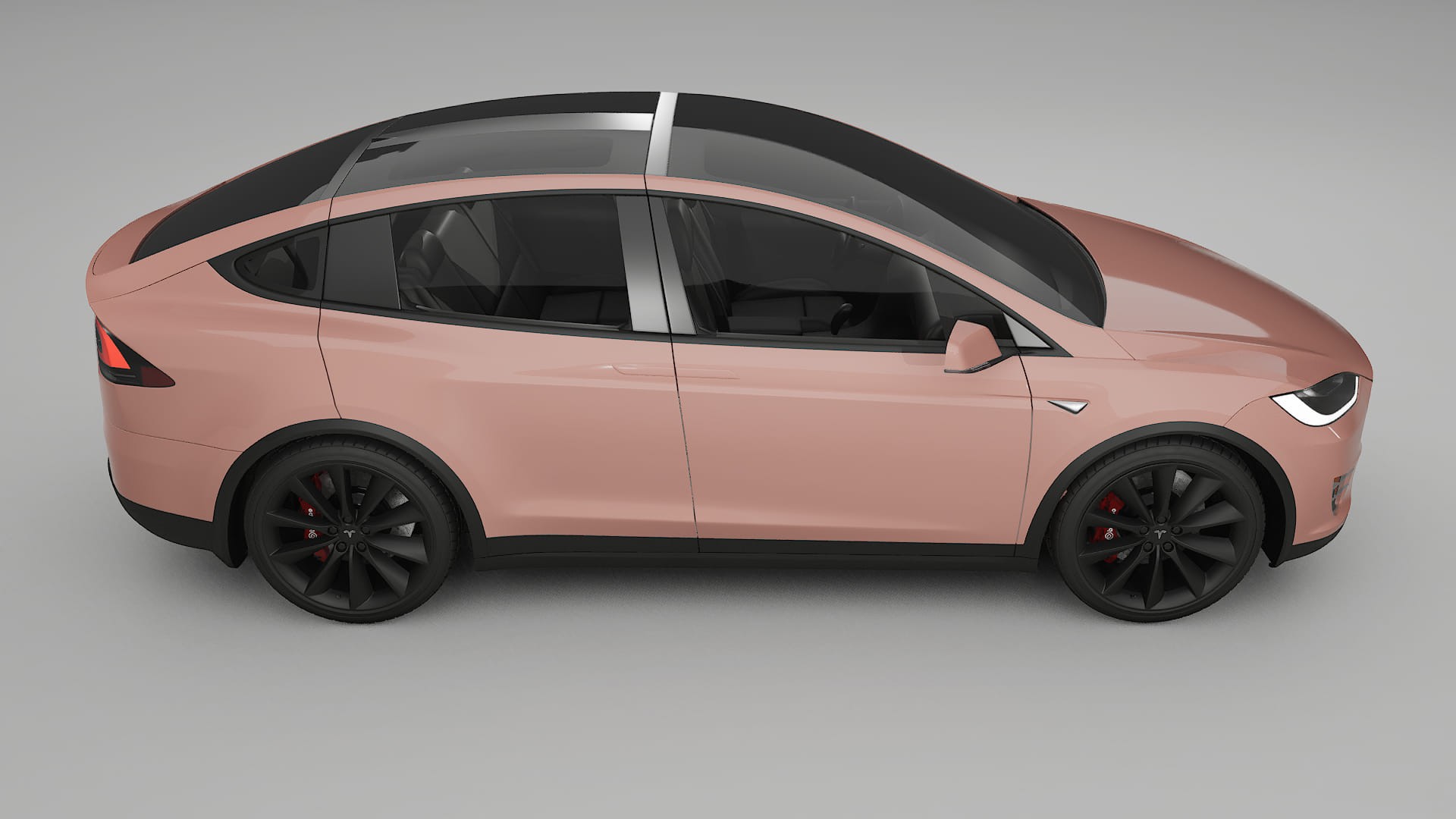 Tesla Model X TPU Lackschutzfolie | BLUSH Farbwechsel PPF – Komplett-Vorgeschnittener Kit