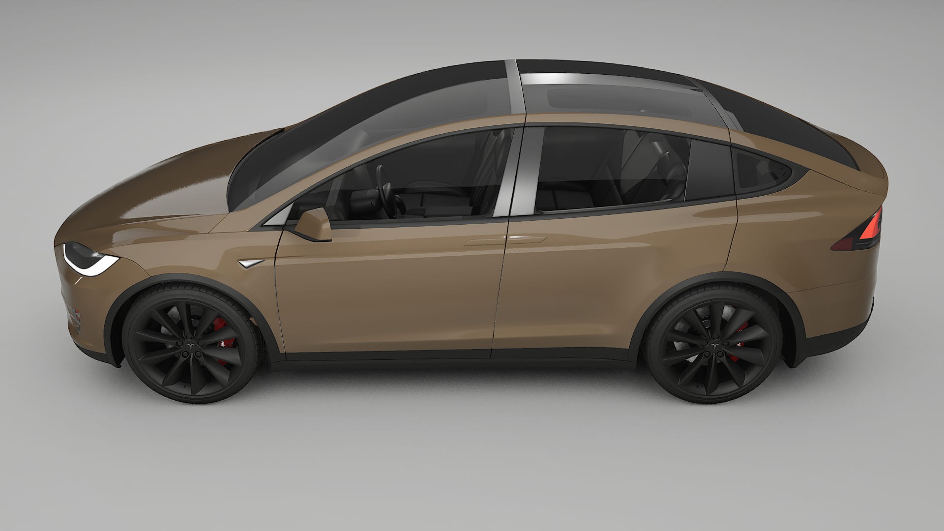 Tesla Model X TPU Lackschutzfolie | SAHARA Farbwechsel PPF – Komplett-Vorgeschnittener Kit