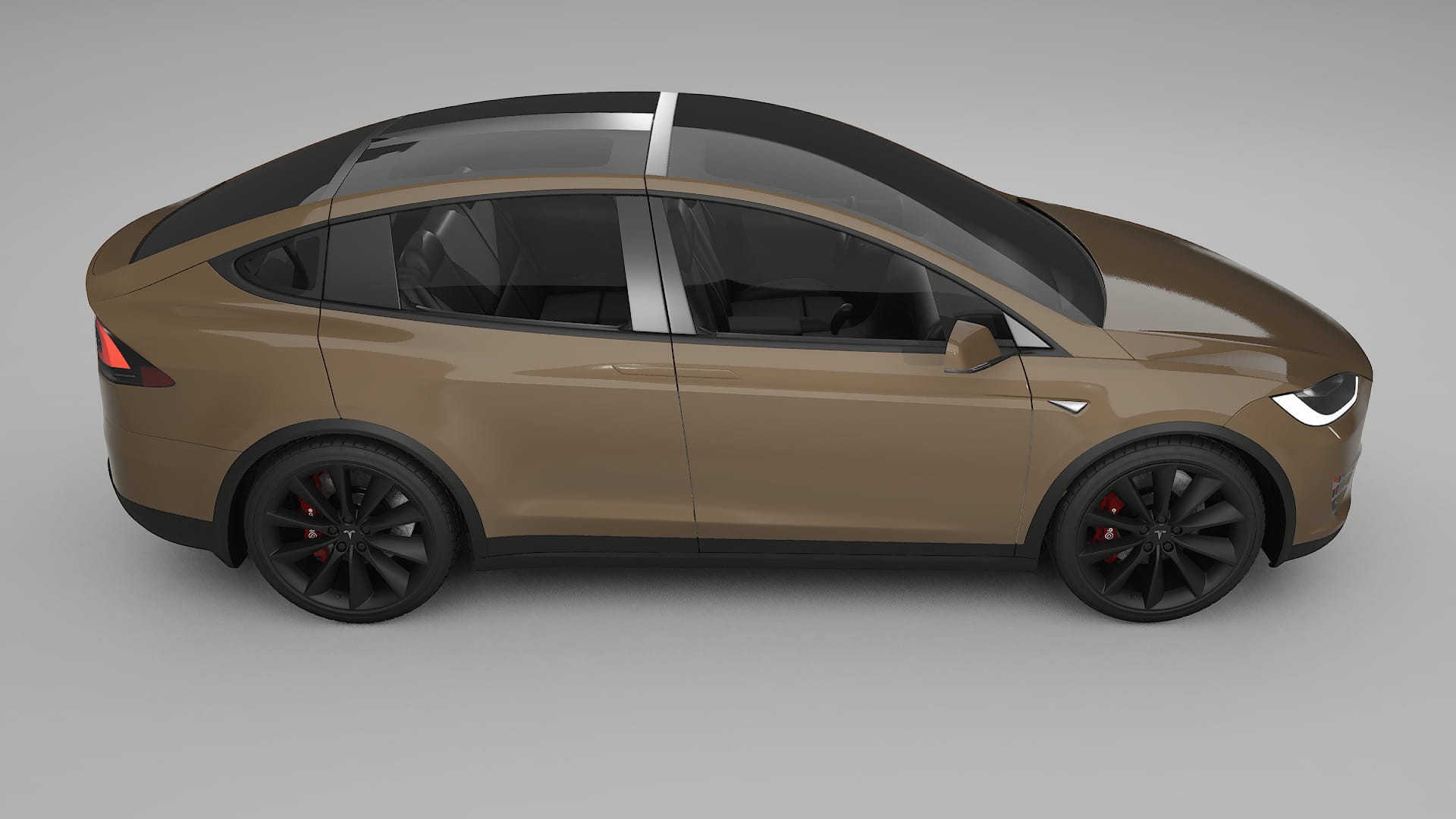 Tesla Model X TPU Lackschutzfolie | SAHARA Farbwechsel PPF – Komplett-Vorgeschnittener Kit