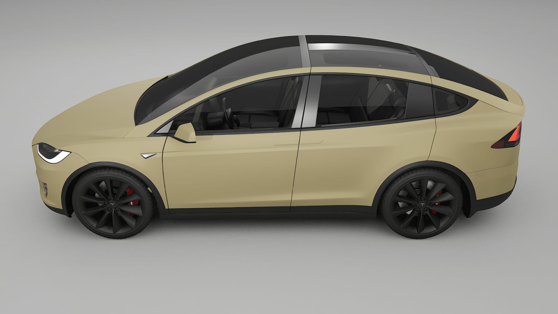 Tesla Model X TPU Lackschutzfolie | SAND Farbwechsel PPF – Komplett-Vorgeschnittener Kit