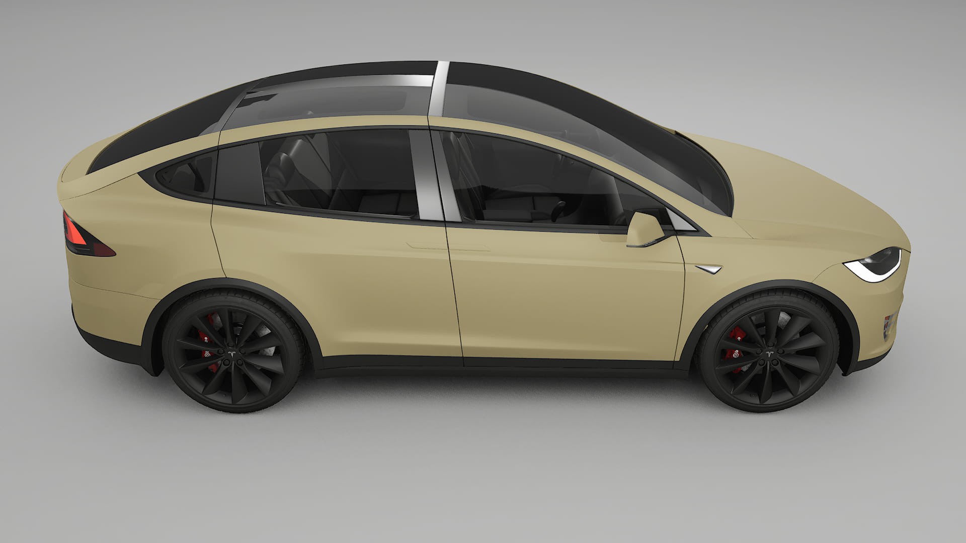 Tesla Model X TPU Lackschutzfolie | SAND Farbwechsel PPF – Komplett-Vorgeschnittener Kit