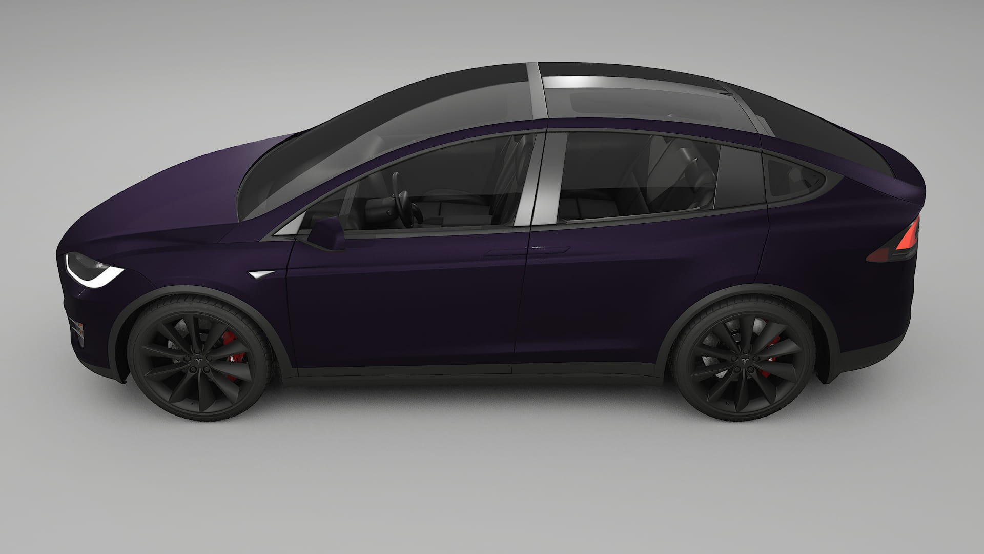 Tesla Model X TPU Lackschutzfolie | VIOLET Farbwechsel PPF – Komplett-Vorgeschnittener Kit