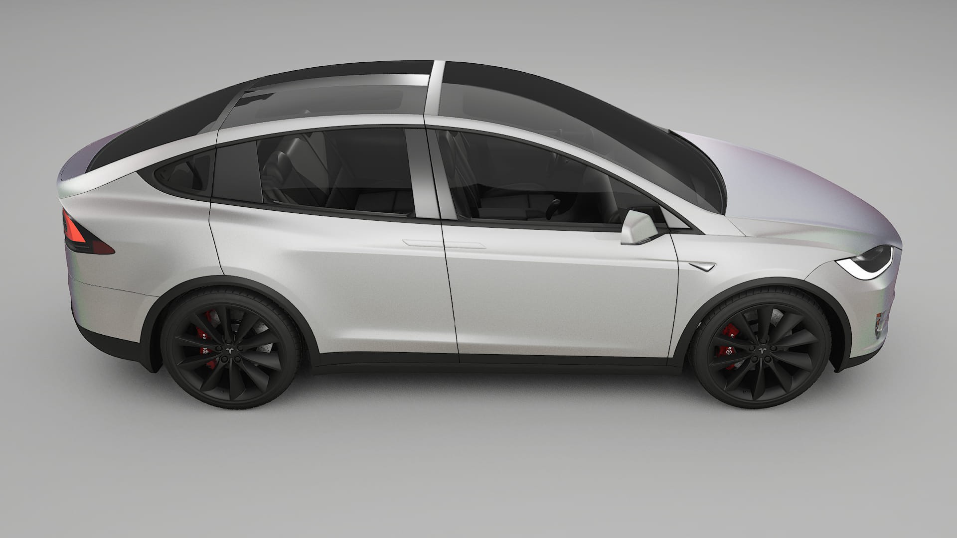Tesla Model X TPU Lackschutzfolie | NEBULA Farbwechsel PPF – Komplett-Vorgeschnittener Kit
