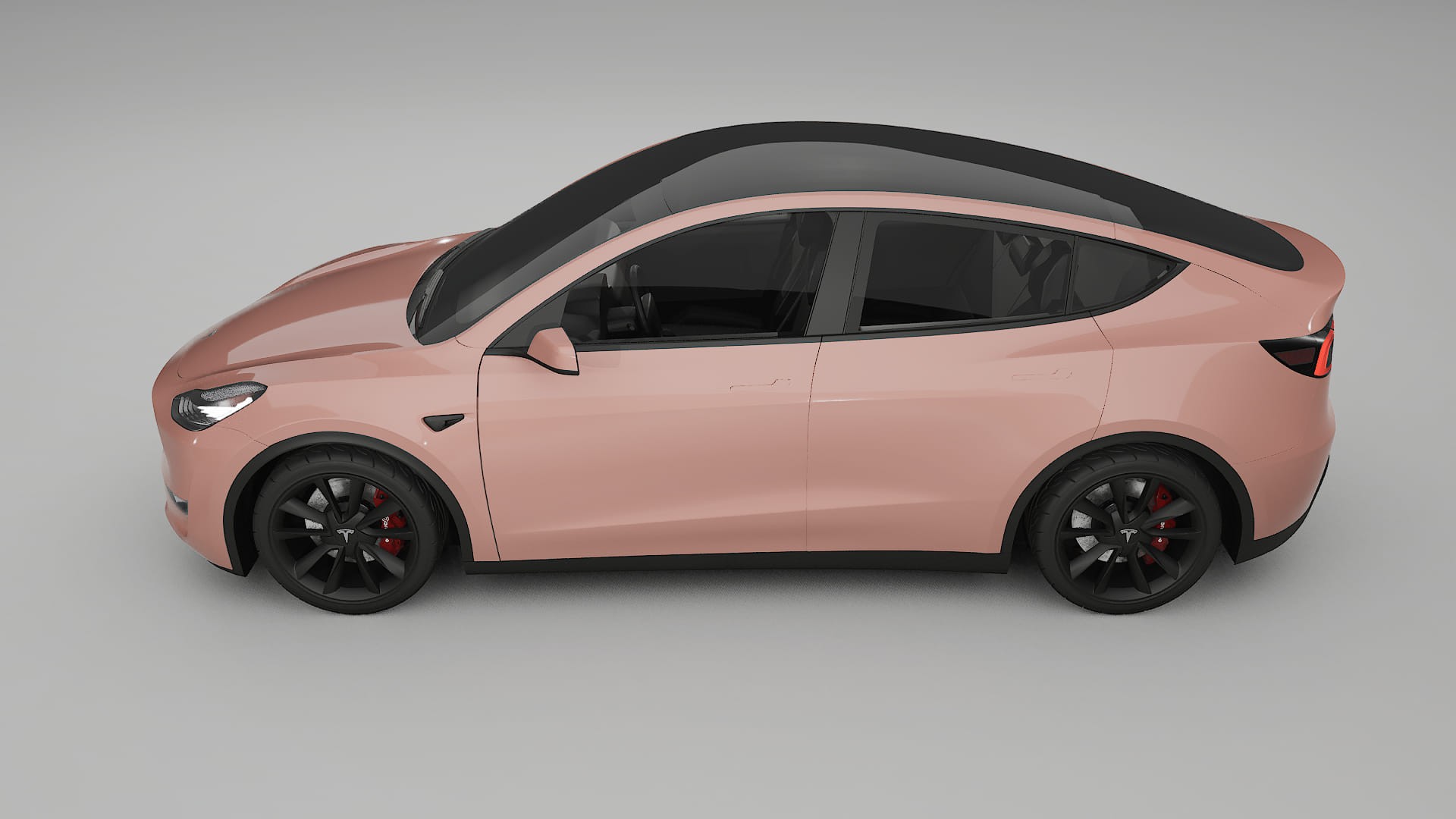 Tesla Model Y TPU Lackschutzfolie | BLUSH Farbwechsel PPF – Komplett-Vorgeschnittener Kit