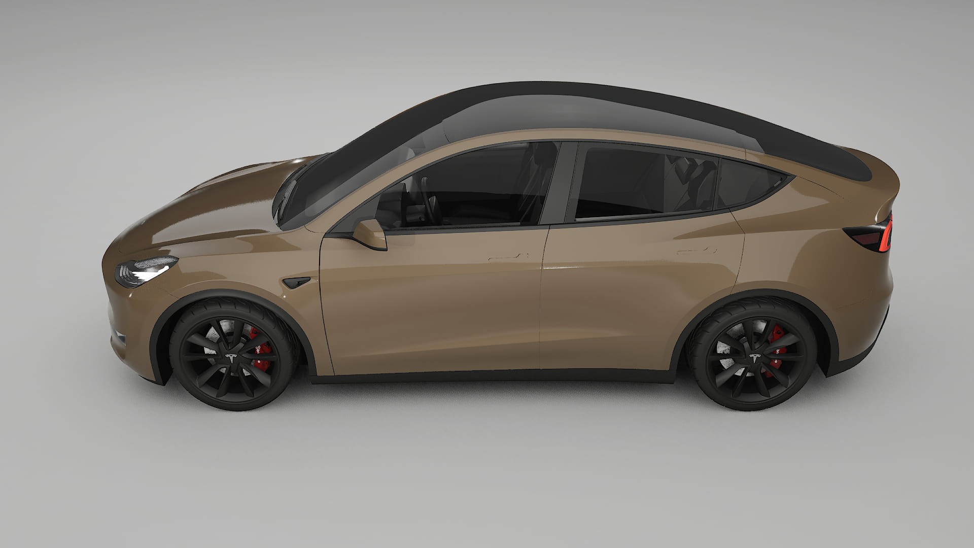 Tesla Model Y TPU Lackschutzfolie | SAHARA Farbwechsel PPF – Komplett-Vorgeschnittener Kit