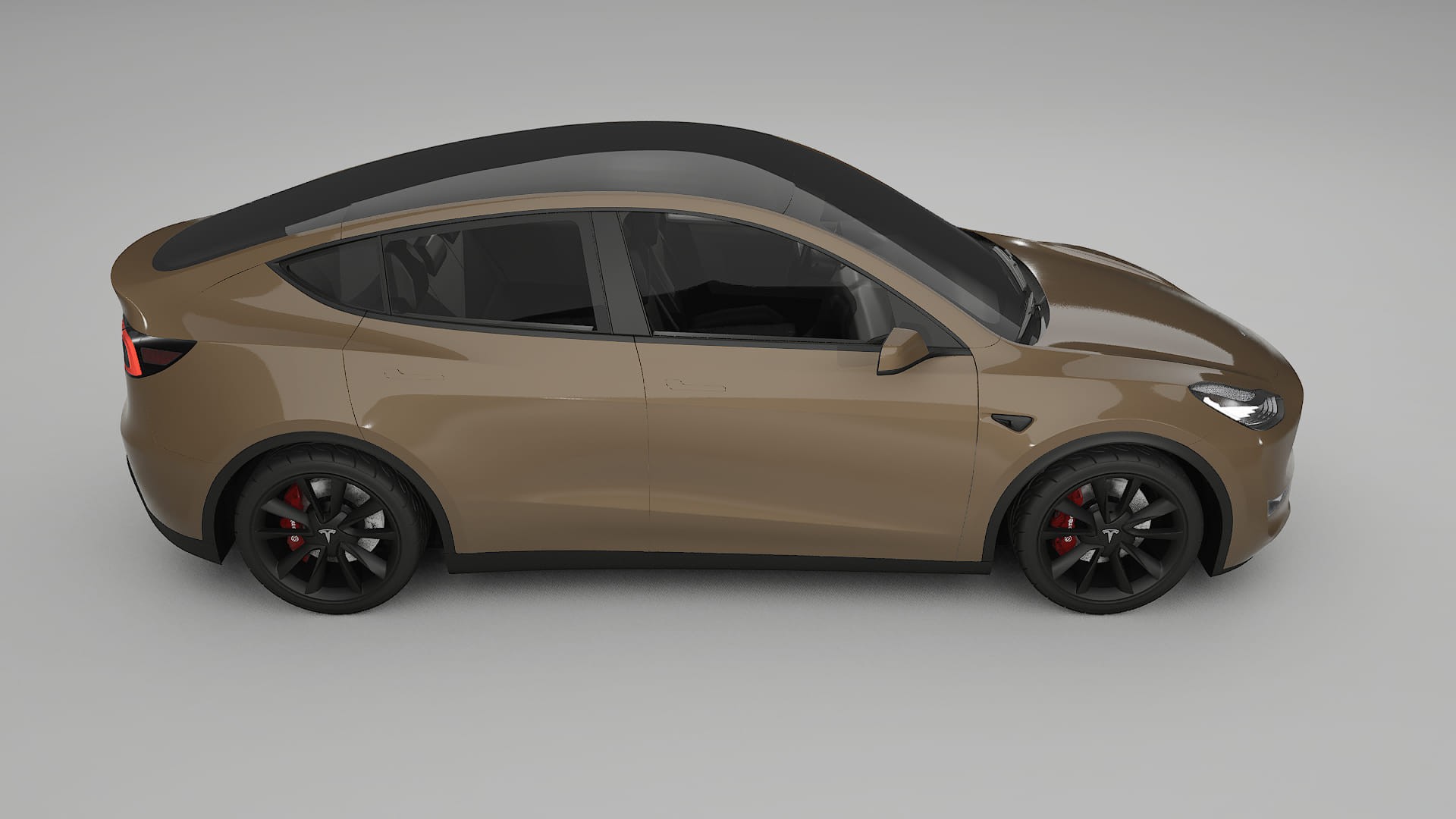 Tesla Model Y TPU Lackschutzfolie | SAHARA Farbwechsel PPF – Komplett-Vorgeschnittener Kit