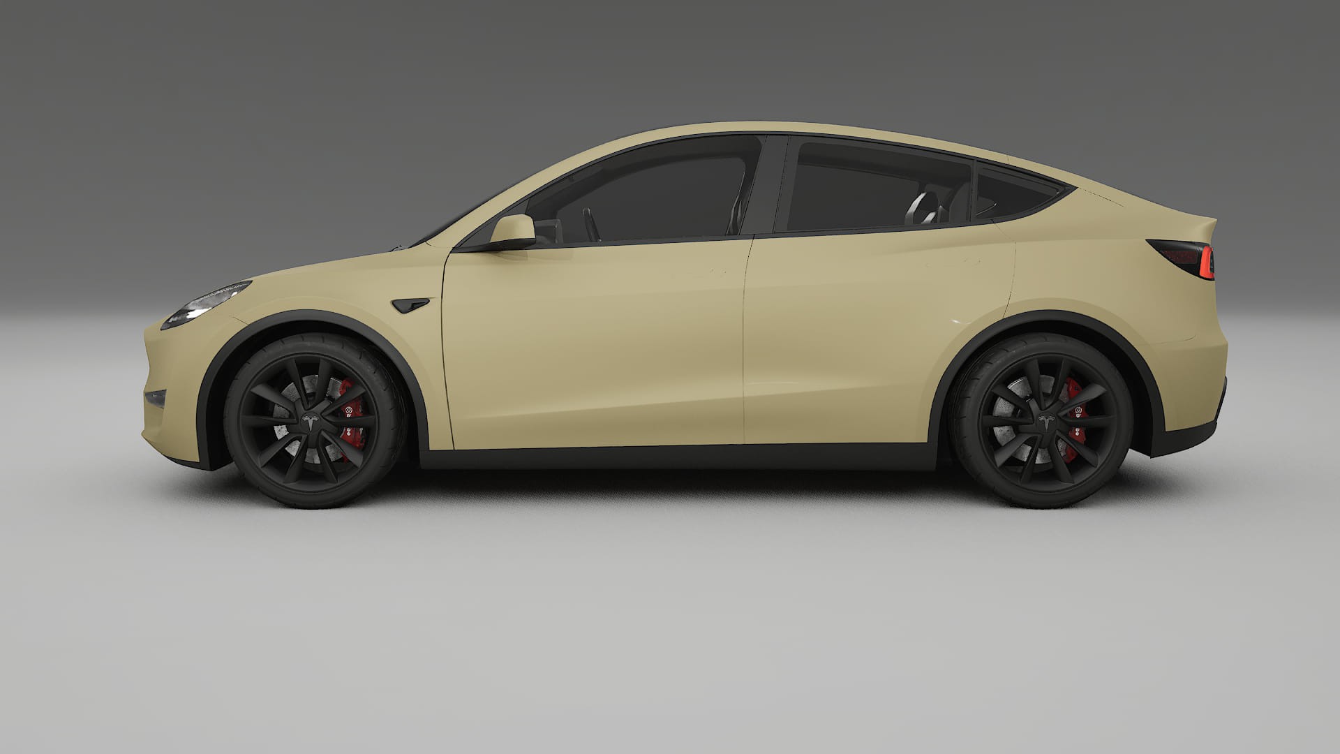 Tesla Model Y TPU Lackschutzfolie | SAND Farbwechsel PPF – Komplett-Vorgeschnittener Kit