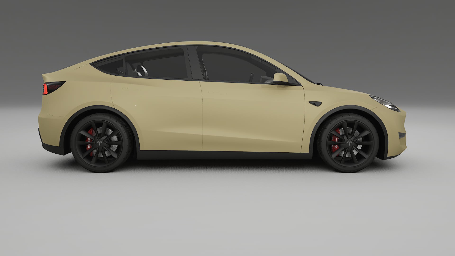 Tesla Model Y TPU Lackschutzfolie | SAND Farbwechsel PPF – Komplett-Vorgeschnittener Kit