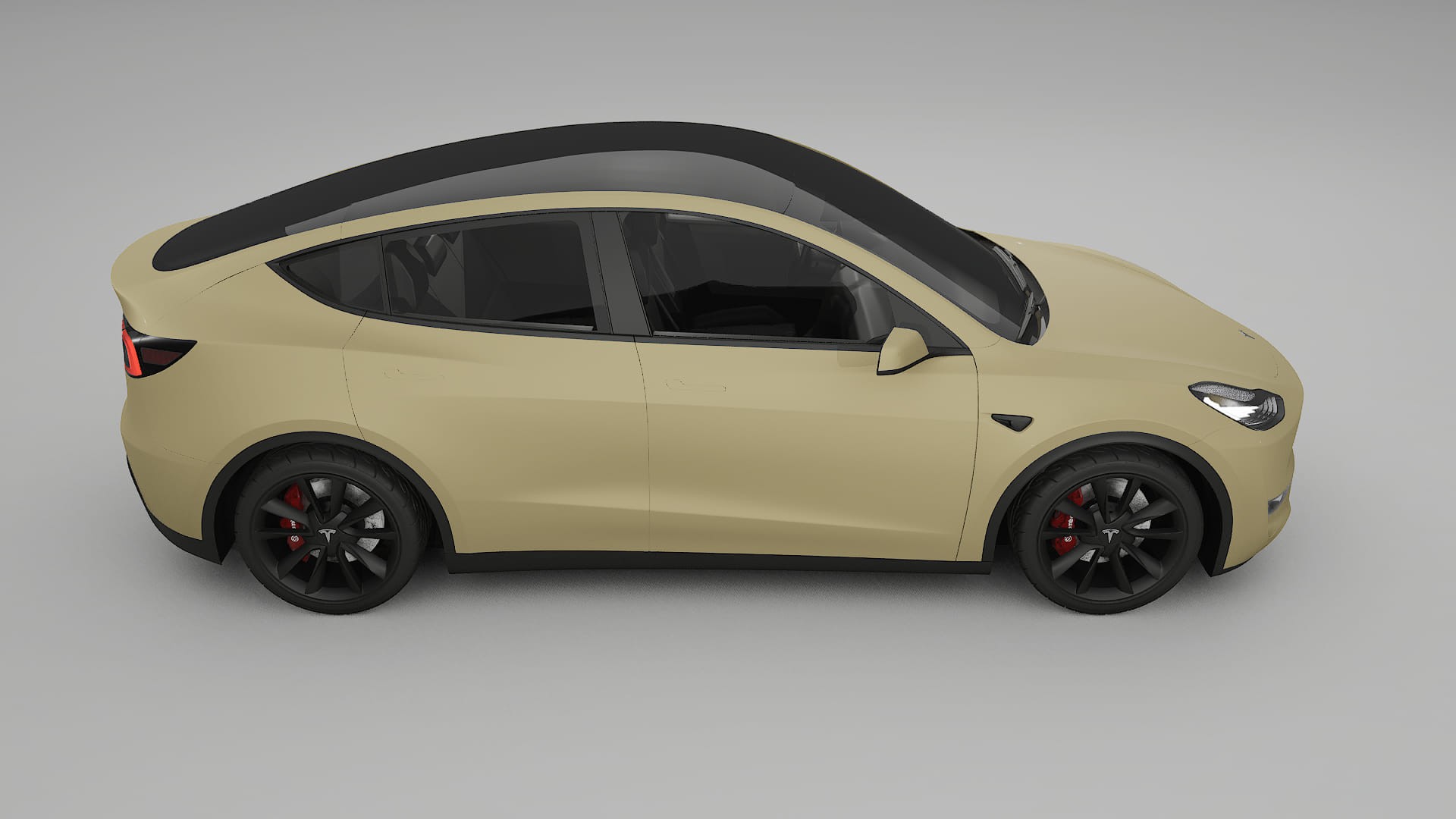 Tesla Model Y TPU Lackschutzfolie | SAND Farbwechsel PPF – Komplett-Vorgeschnittener Kit