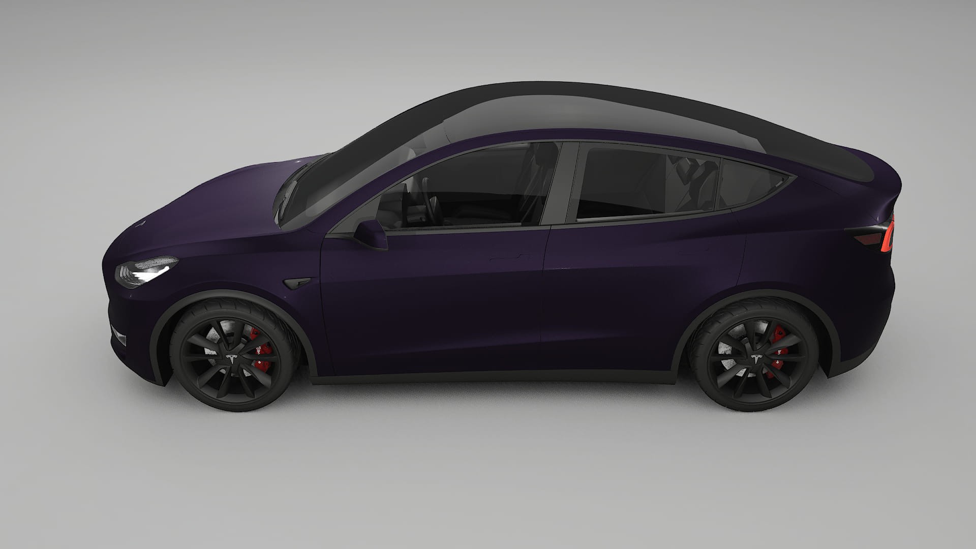 Tesla Model Y TPU Lackschutzfolie | VIOLET Farbwechsel PPF – Komplett-Vorgeschnittener Kit