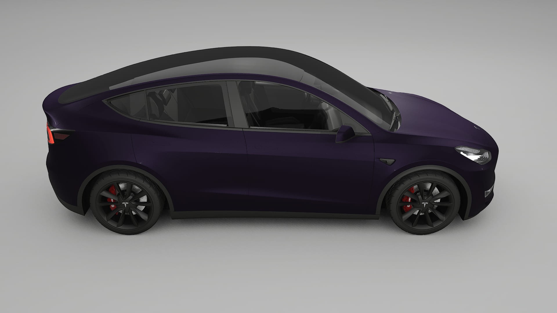 Tesla Model Y TPU Lackschutzfolie | VIOLET Farbwechsel PPF – Komplett-Vorgeschnittener Kit