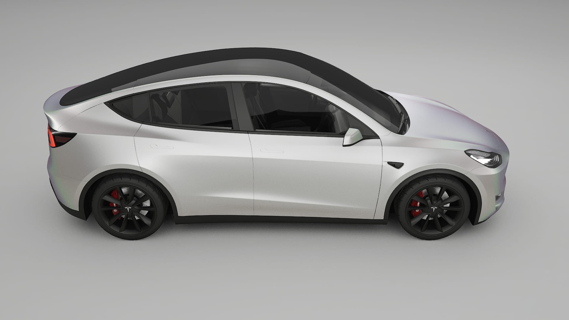 Tesla Model Y TPU Lackschutzfolie | NEBULA Farbwechsel PPF – Komplett-Vorgeschnittener Kit