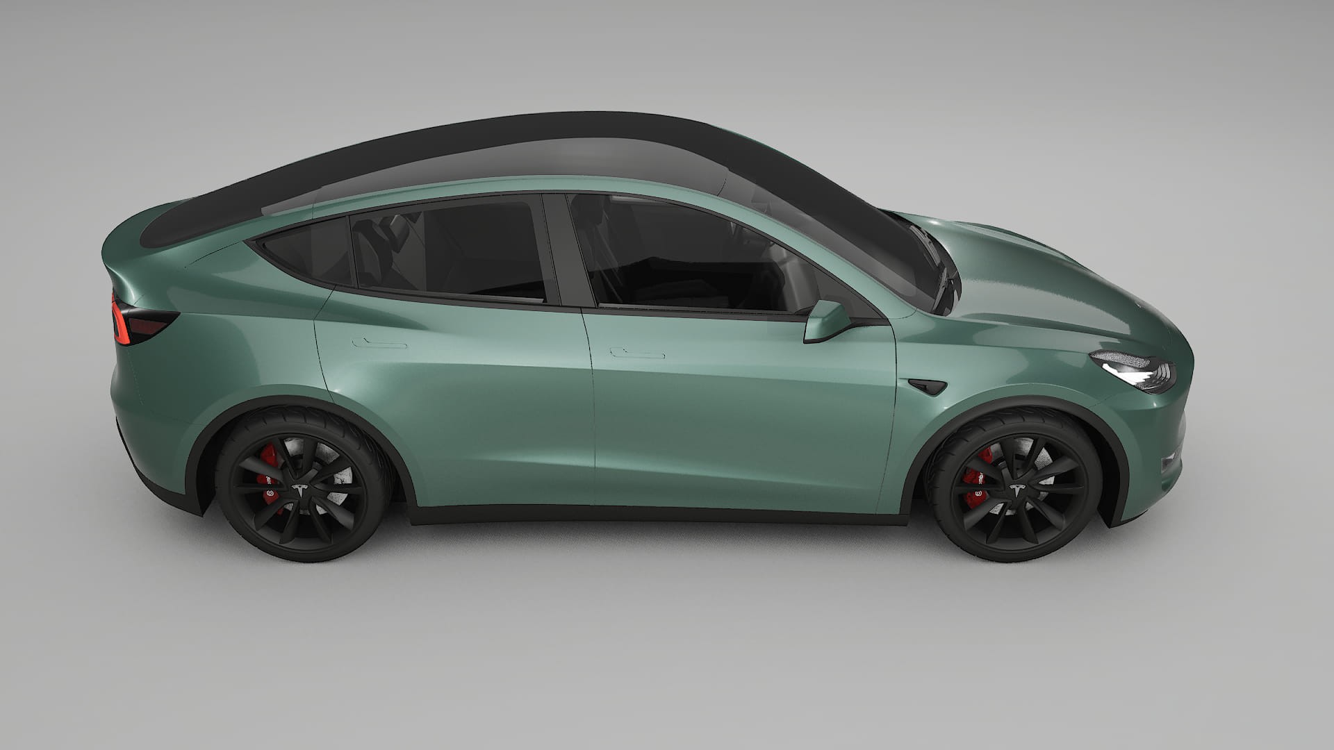 Tesla Model Y TPU Lackschutzfolie | EVERGREEN Farbwechsel PPF – Komplett-Vorgeschnittener Kit