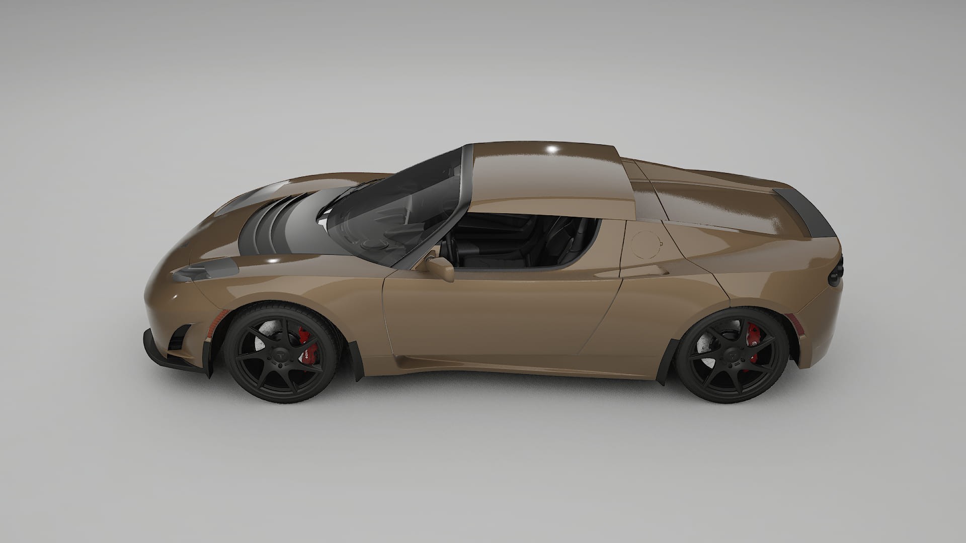 Tesla Roadster 25 TPU Lackschutzfolie | SAHARA Farbwechsel PPF – Komplett-Vorgeschnittener Kit