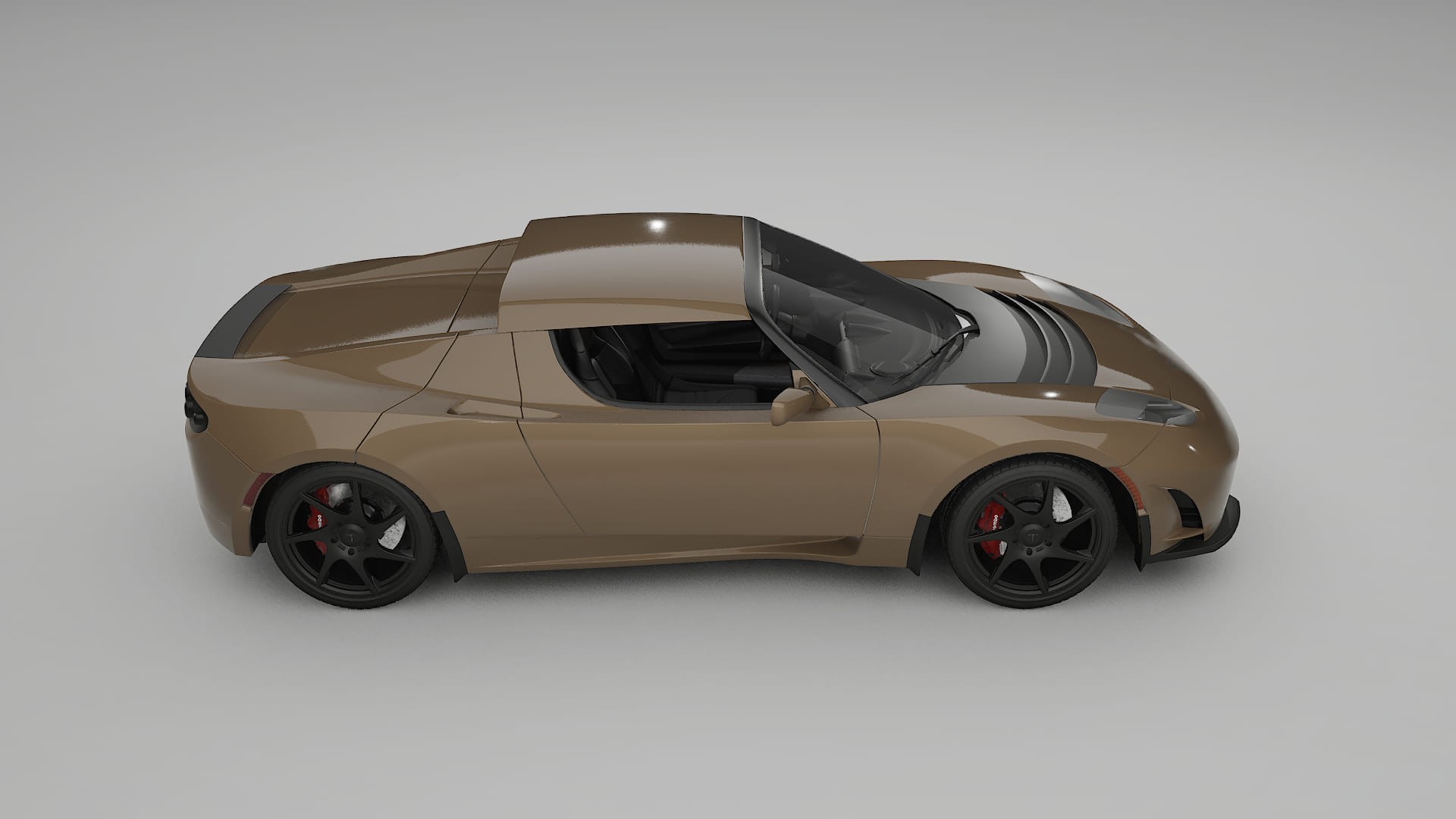 Tesla Roadster 25 TPU Lackschutzfolie | SAHARA Farbwechsel PPF – Komplett-Vorgeschnittener Kit
