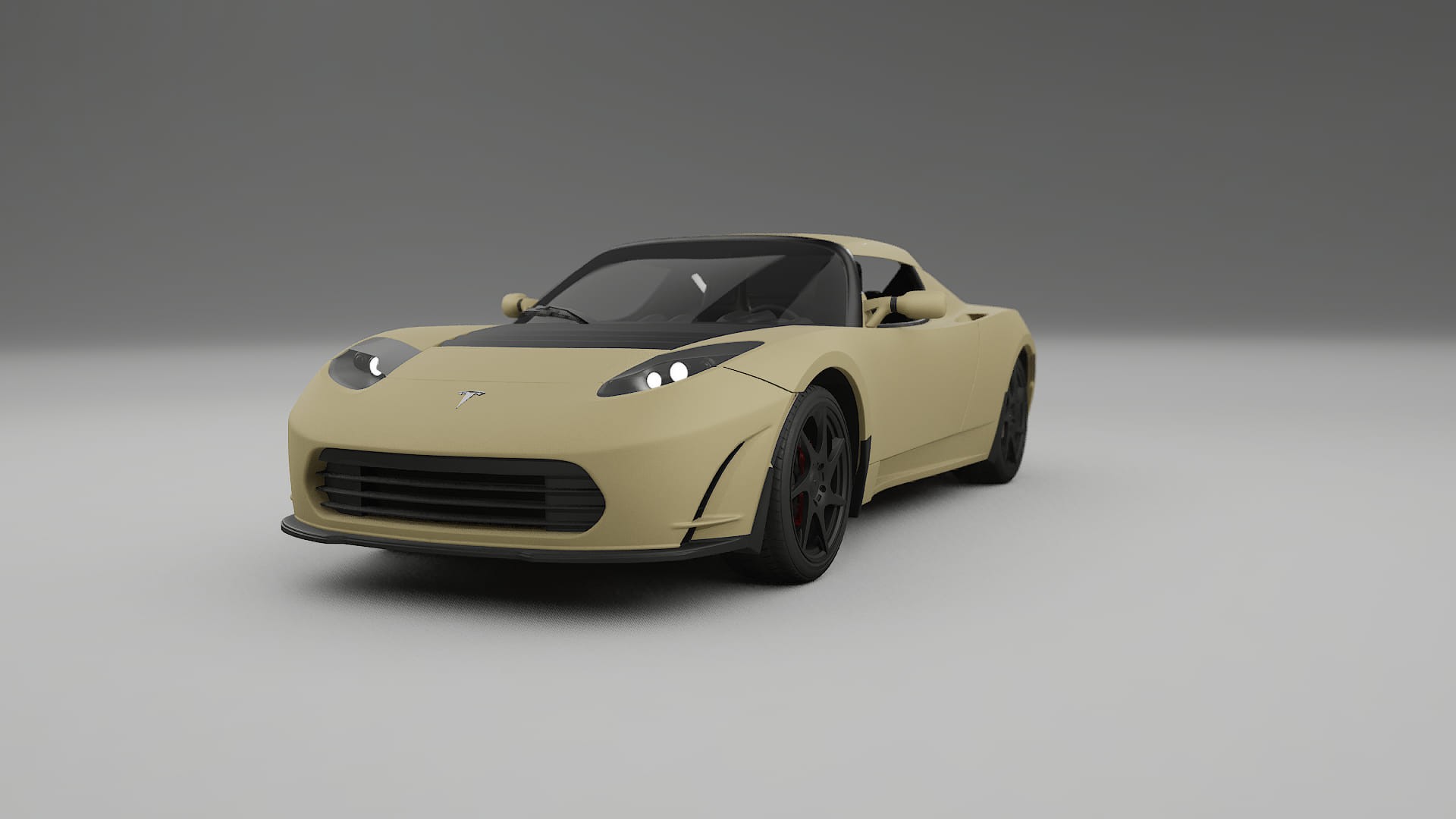 Tesla Roadster 25 TPU Lackschutzfolie | SAND Farbwechsel PPF – Komplett-Vorgeschnittener Kit